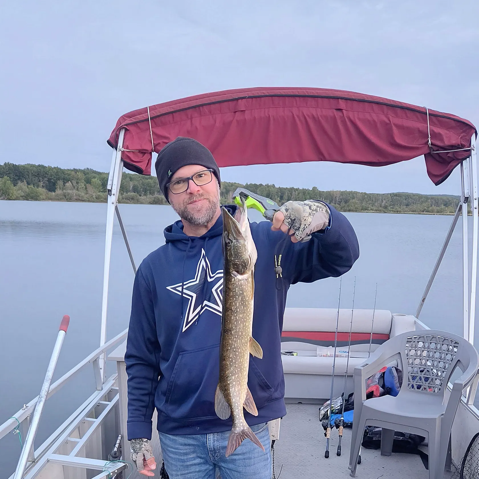 Northern pike caught on Fishbrain