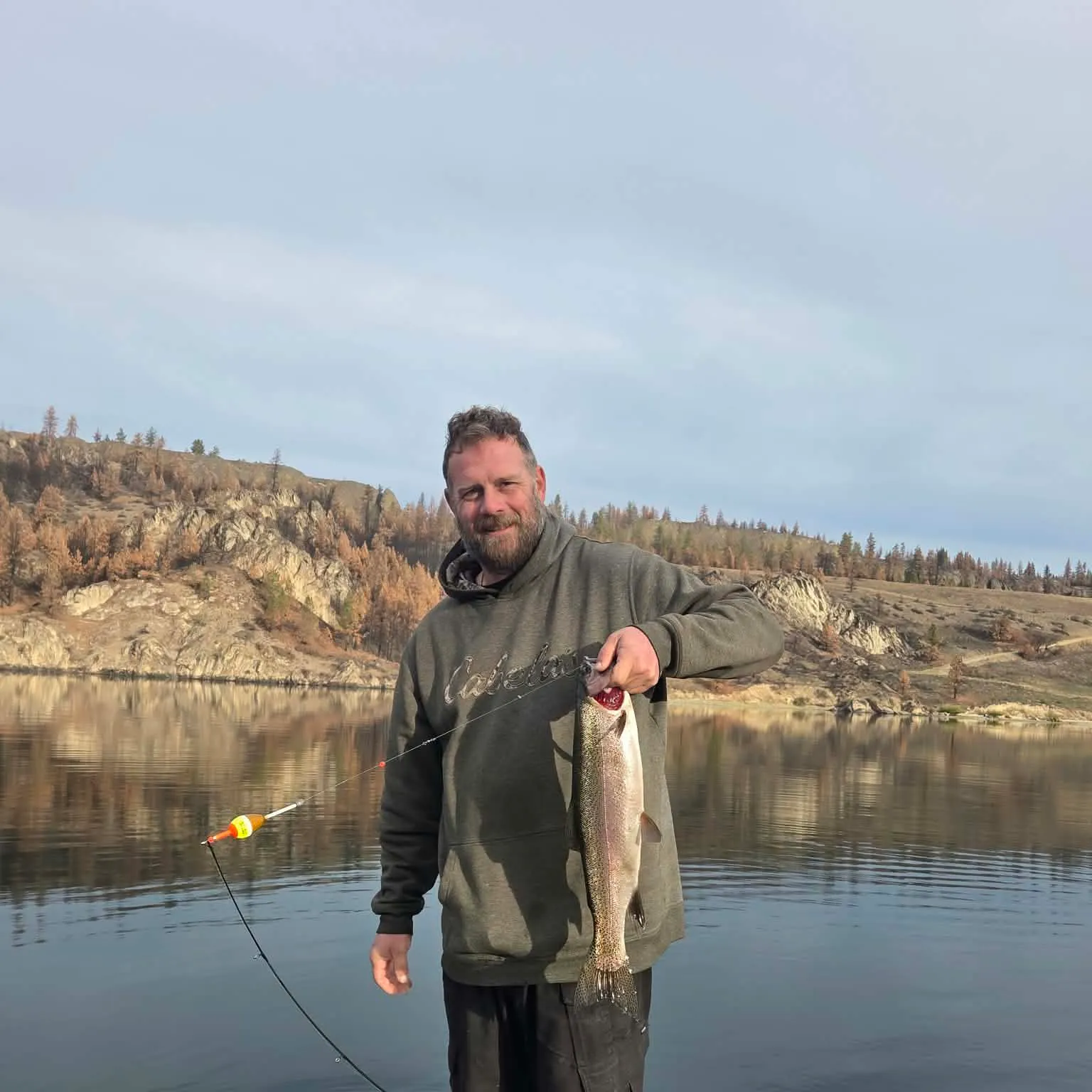 Rainbow trout caught on Fishbrain