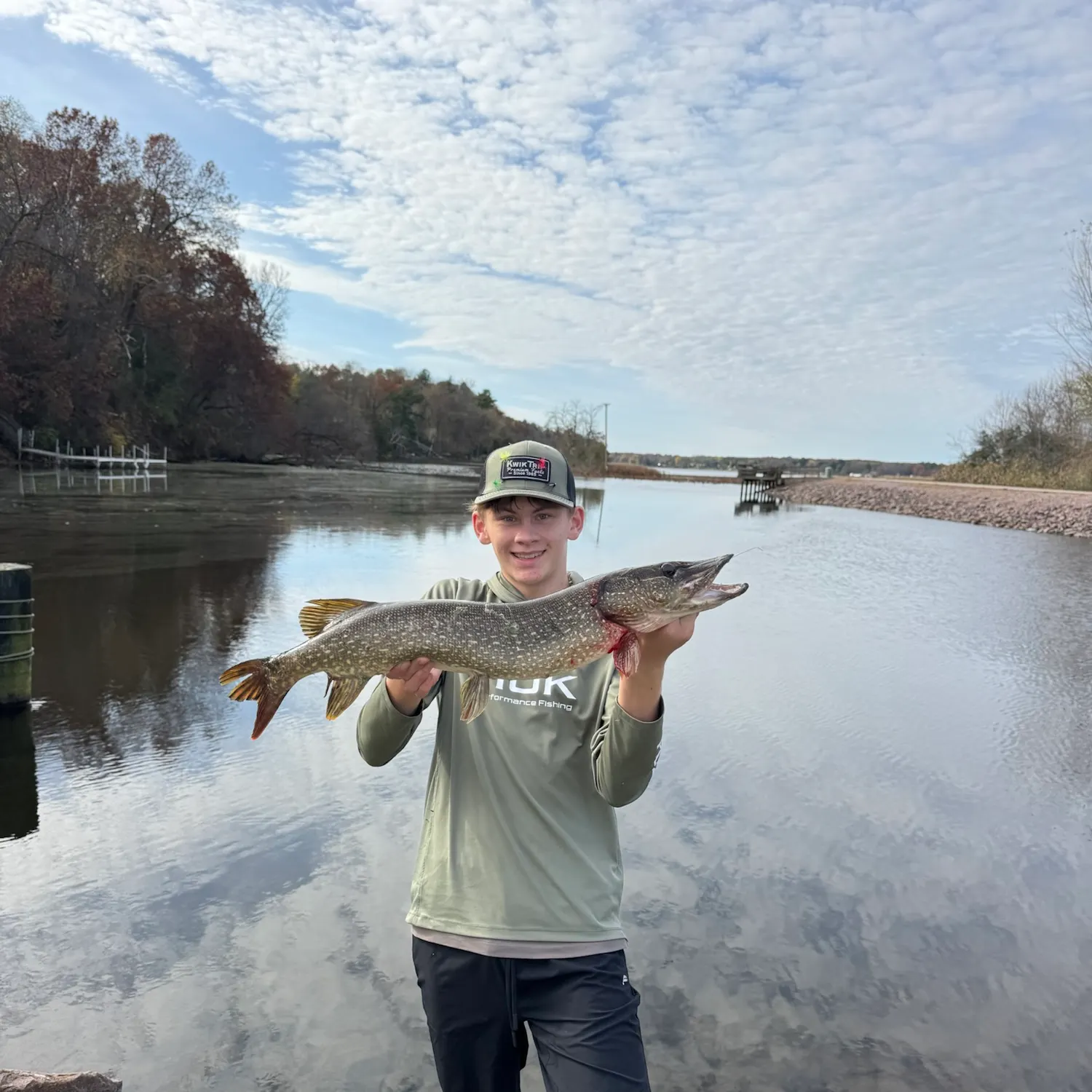 Northern pike caught on Fishbrain