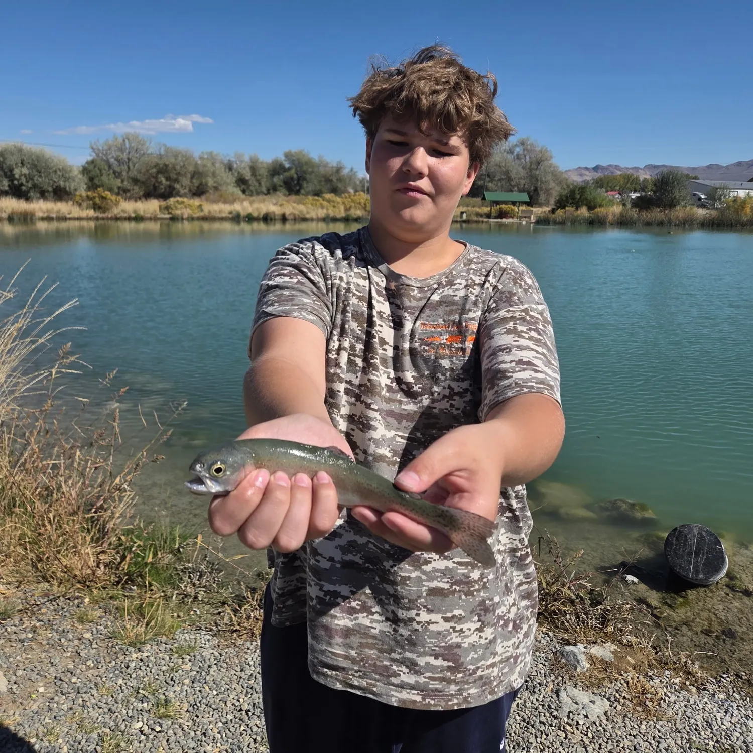 Rainbow trout caught on Fishbrain