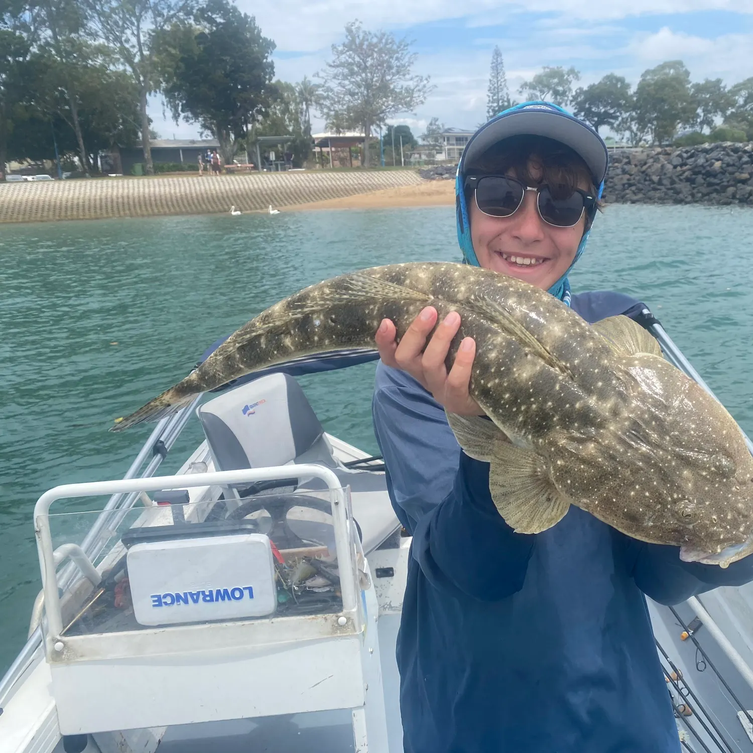 Dusky flathead caught on Fishbrain