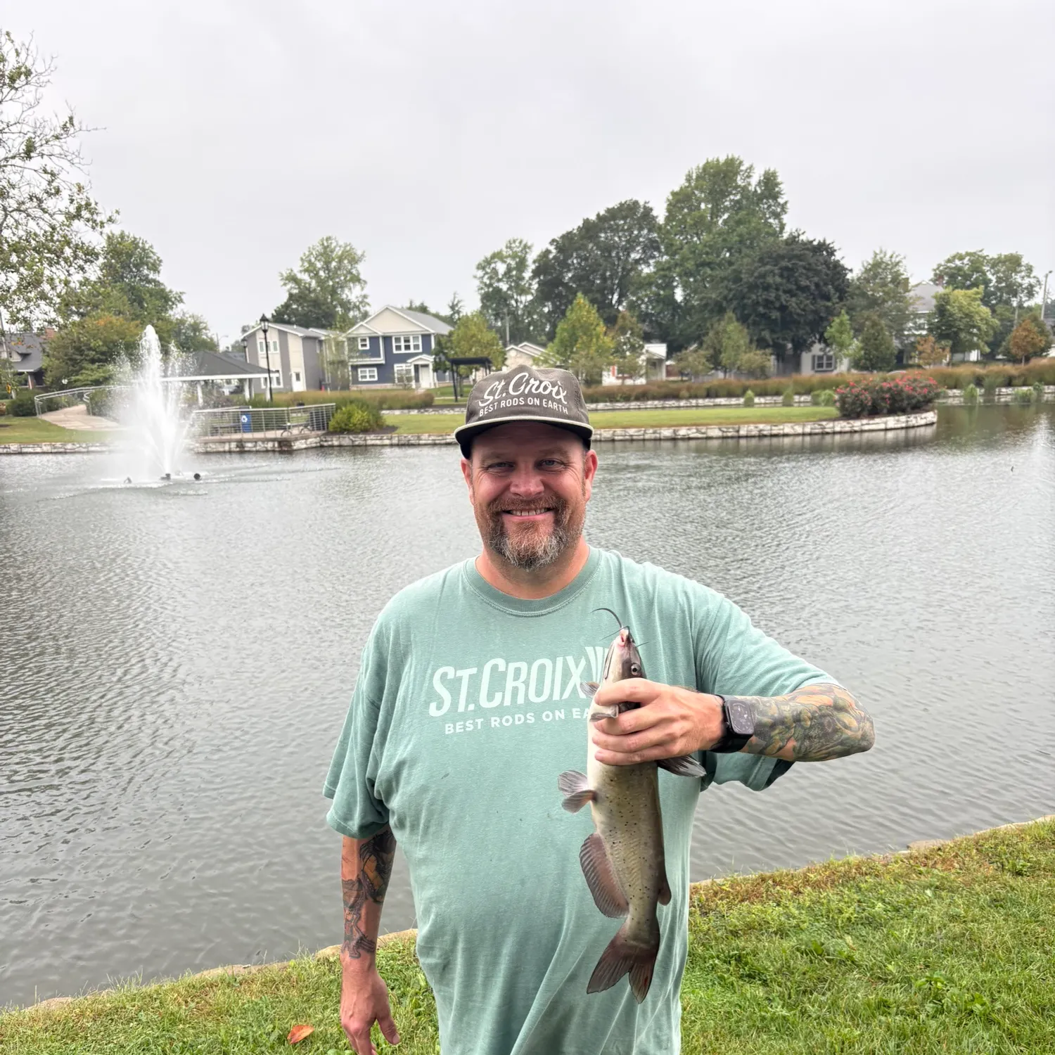 Channel catfish caught on Fishbrain
