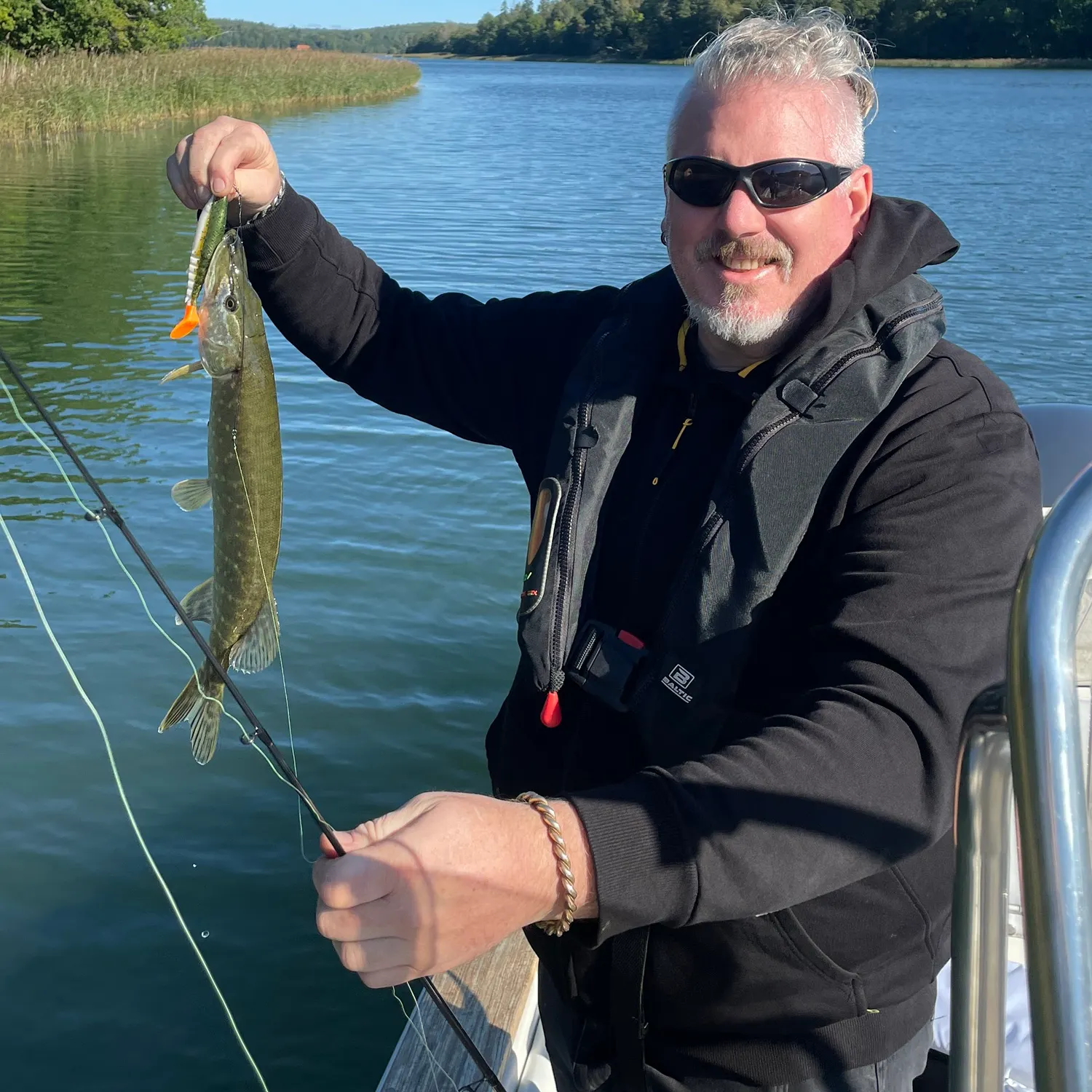 Northern pike caught on Fishbrain