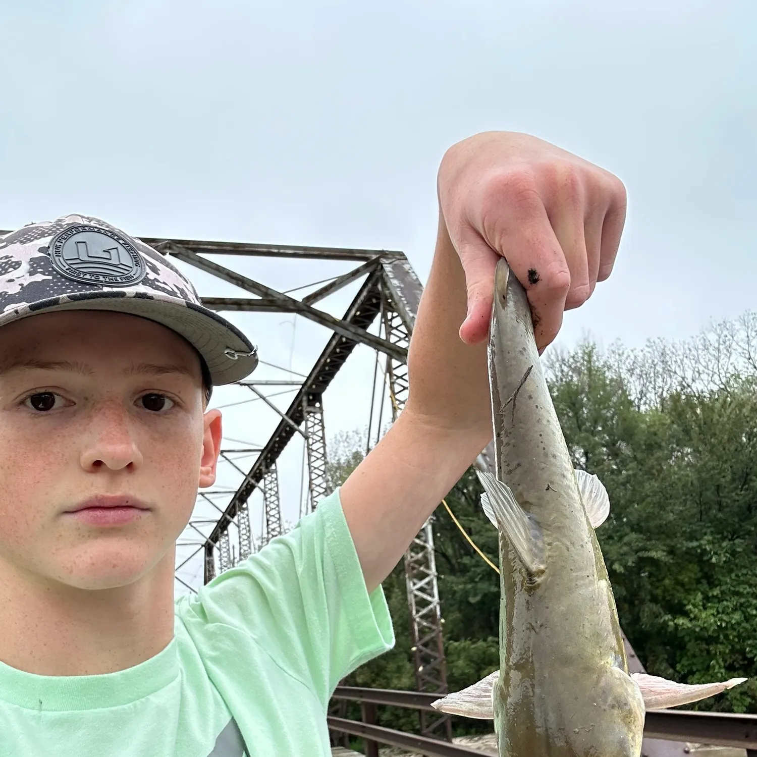 Channel catfish caught on Fishbrain