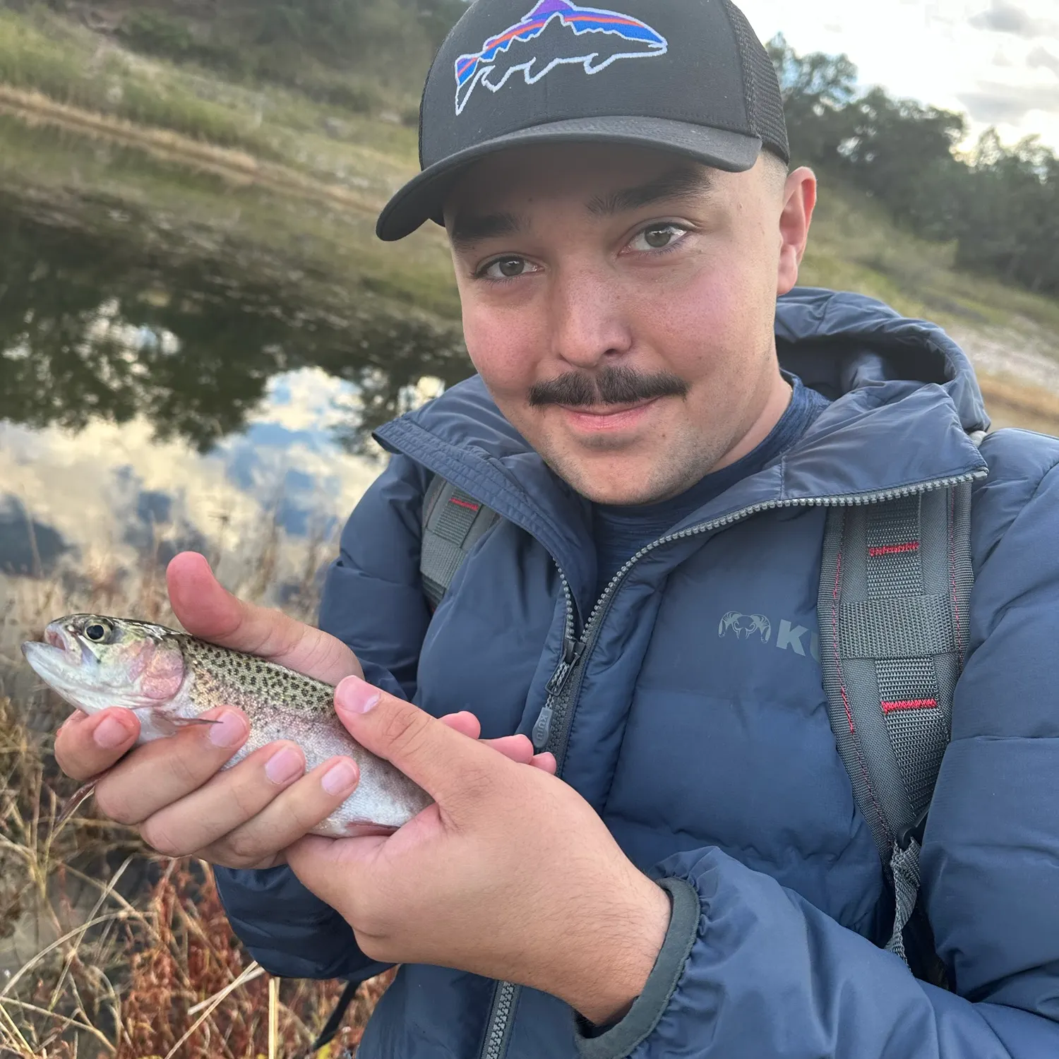 Rainbow trout caught on Fishbrain