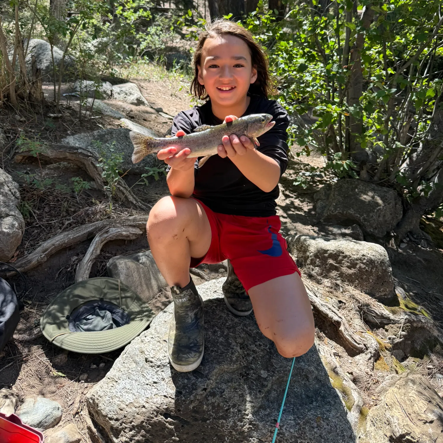 Rainbow trout caught on Fishbrain