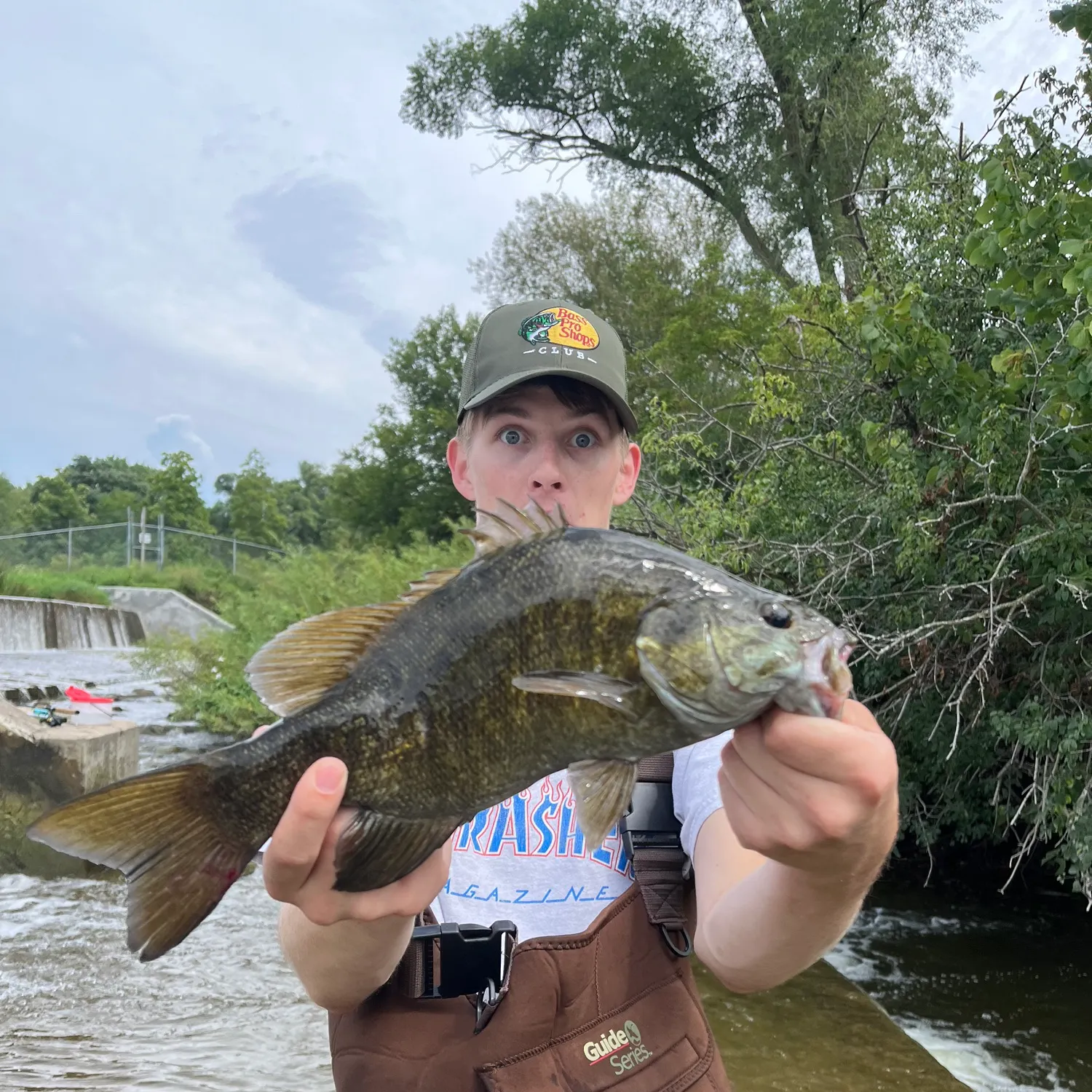 Smallmouth bass caught on Fishbrain