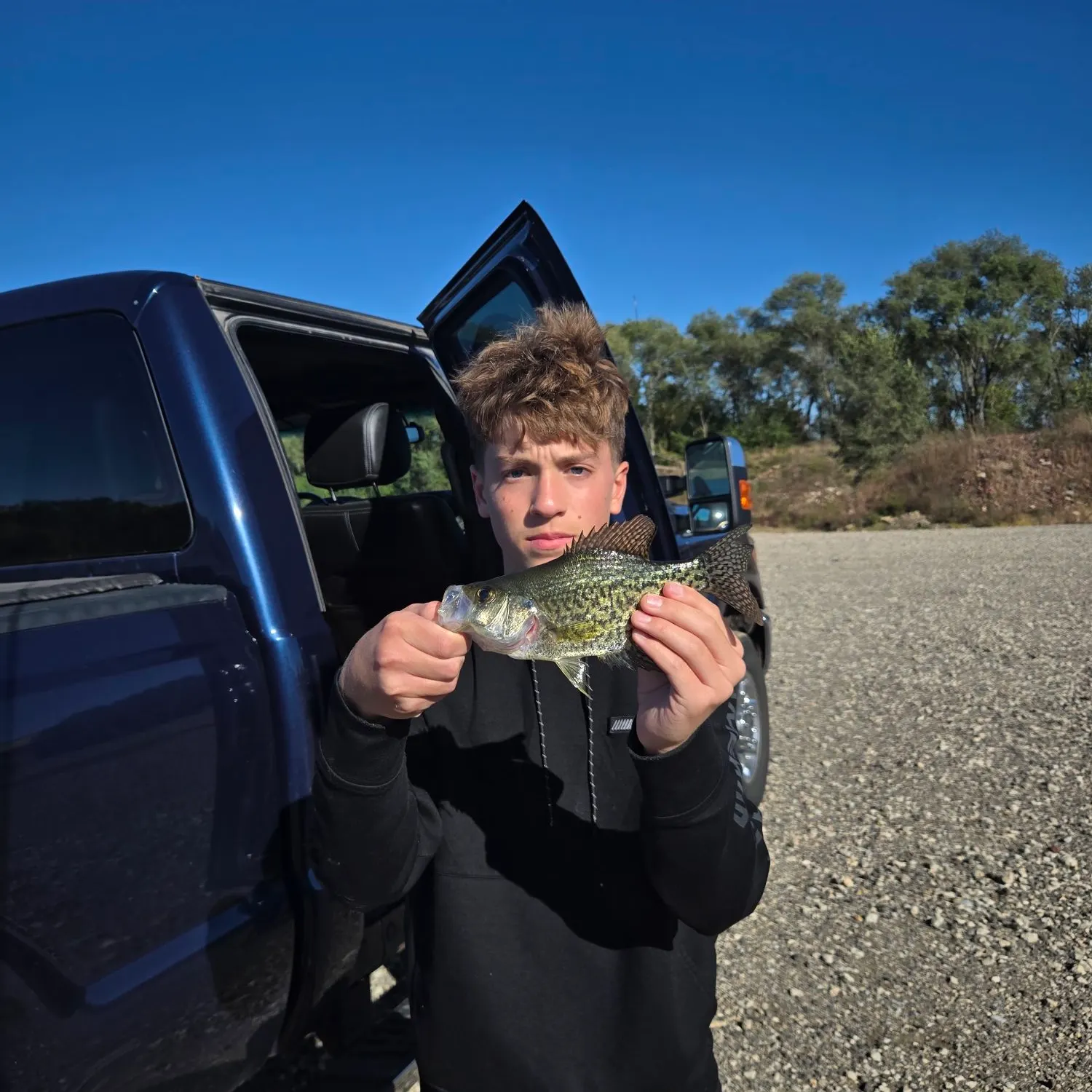 Black crappie caught on Fishbrain