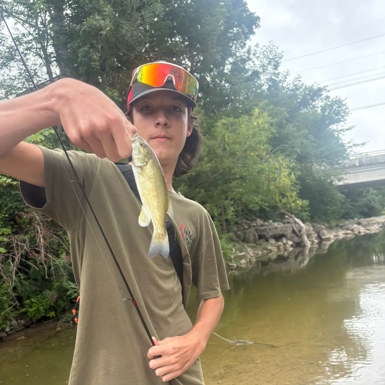 Smallmouth bass caught on Fishbrain