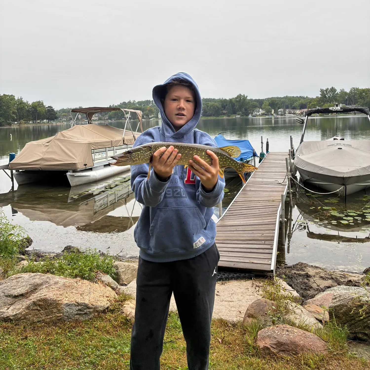 Northern pike caught on Fishbrain