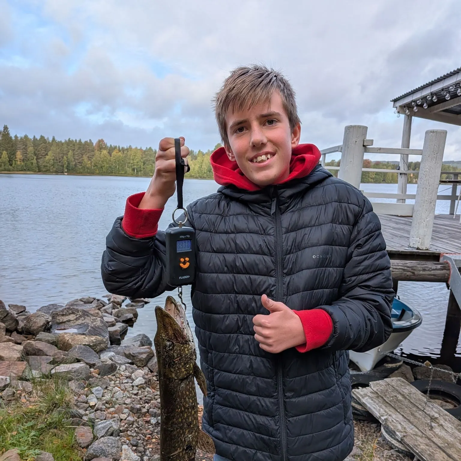Northern pike caught on Fishbrain