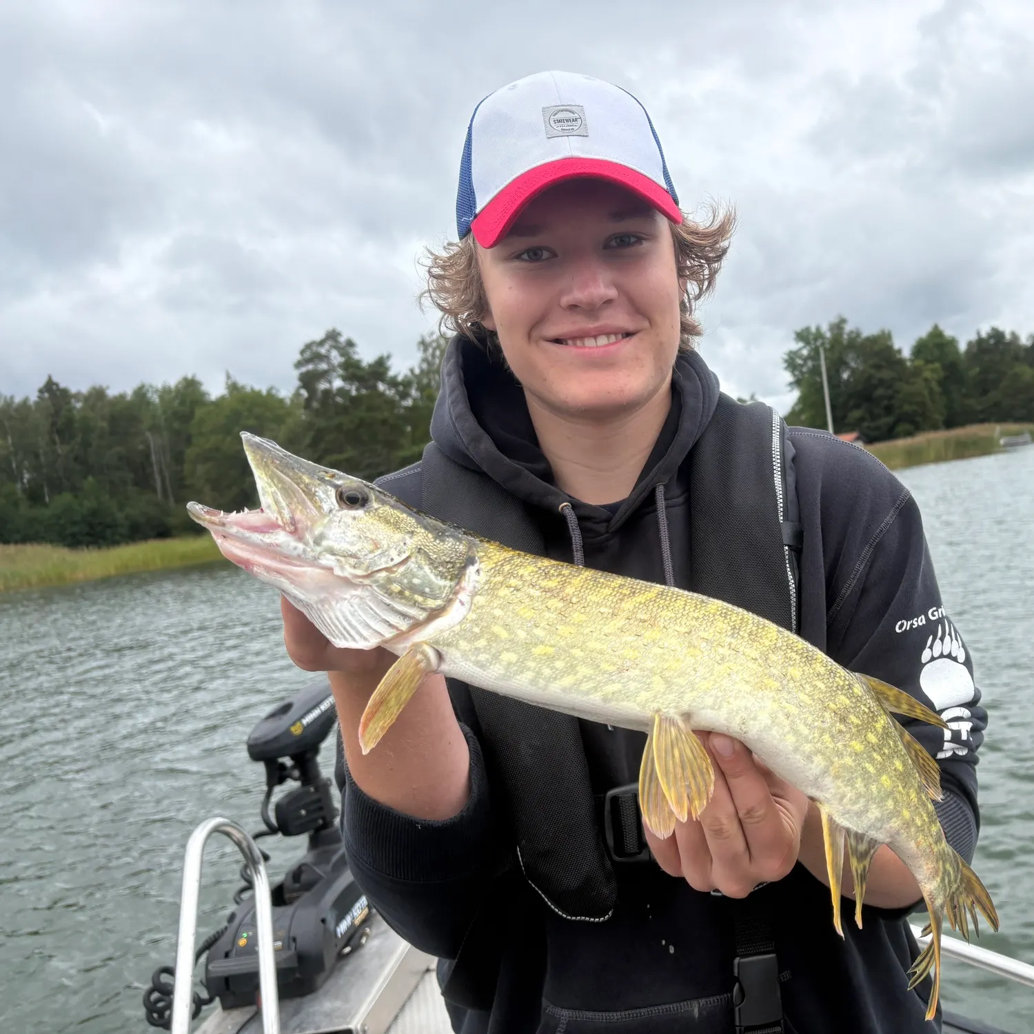 Northern pike caught on Fishbrain