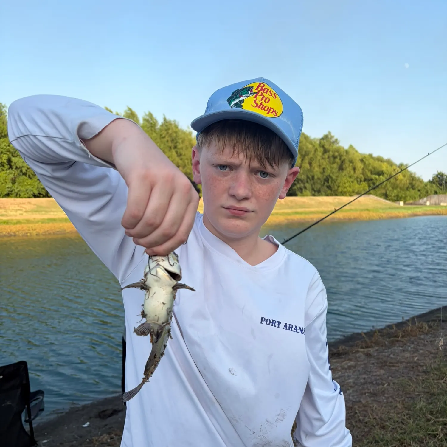 Channel catfish caught on Fishbrain