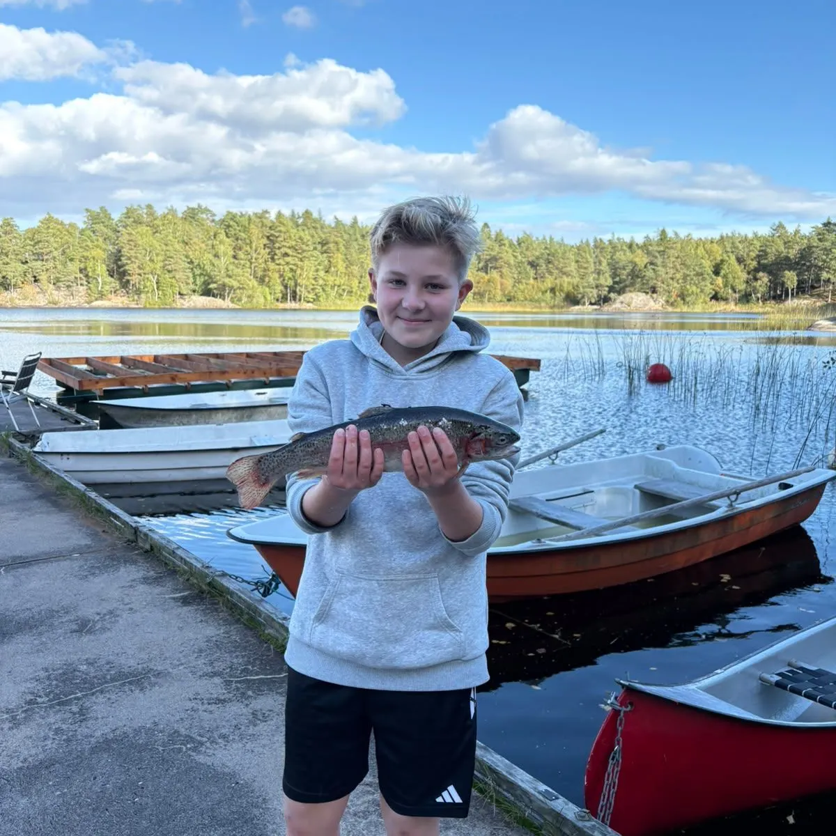 Rainbow trout caught on Fishbrain