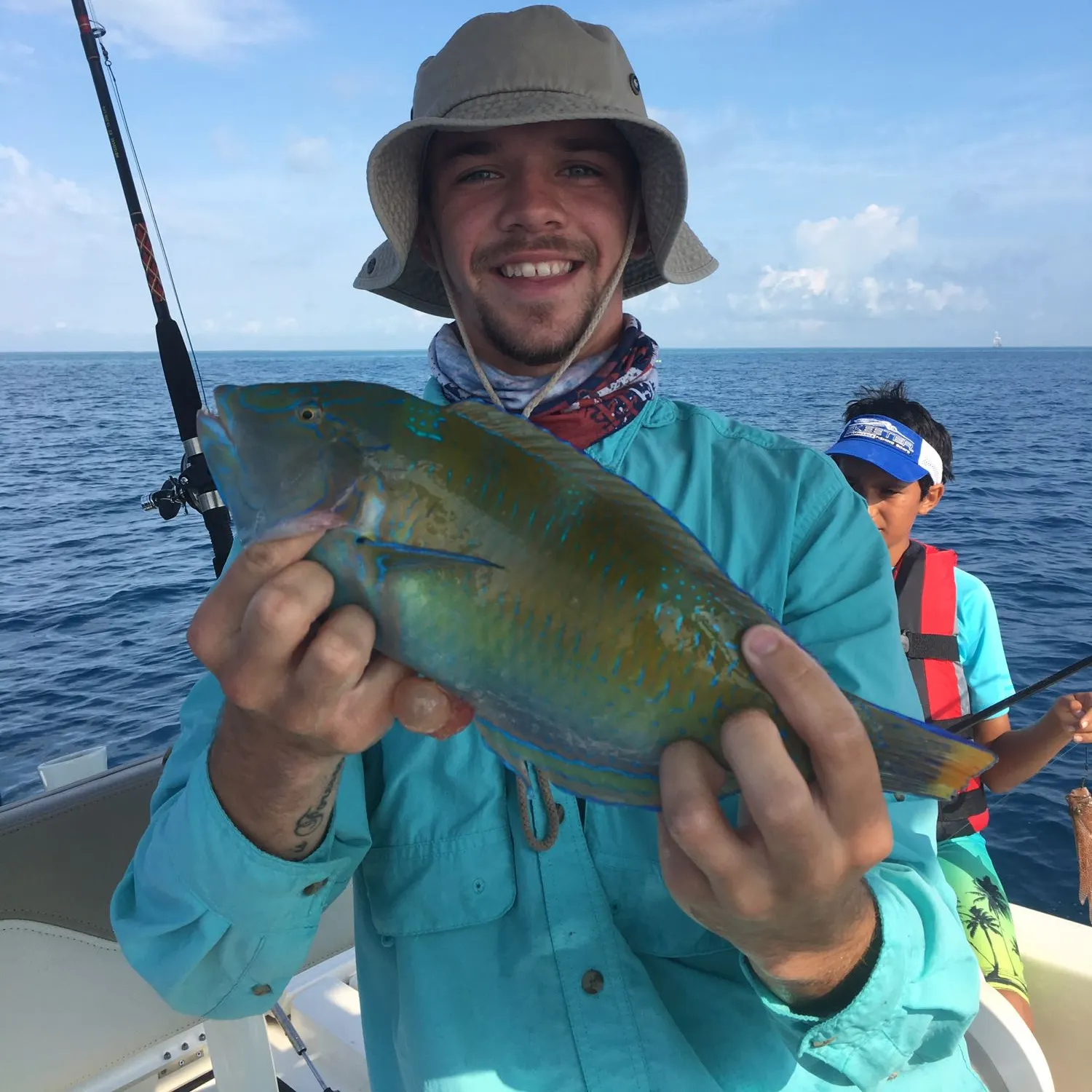 The most recent Yellowbarred parrotfish catches on Fishbrain