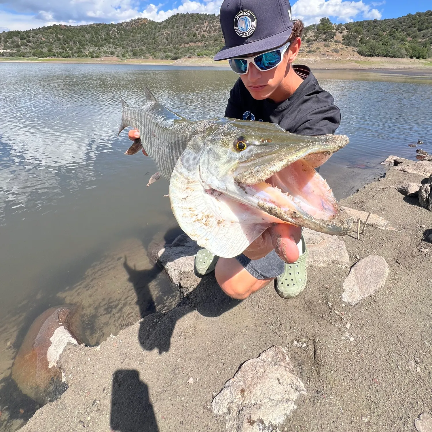 Tiger muskie caught on Fishbrain