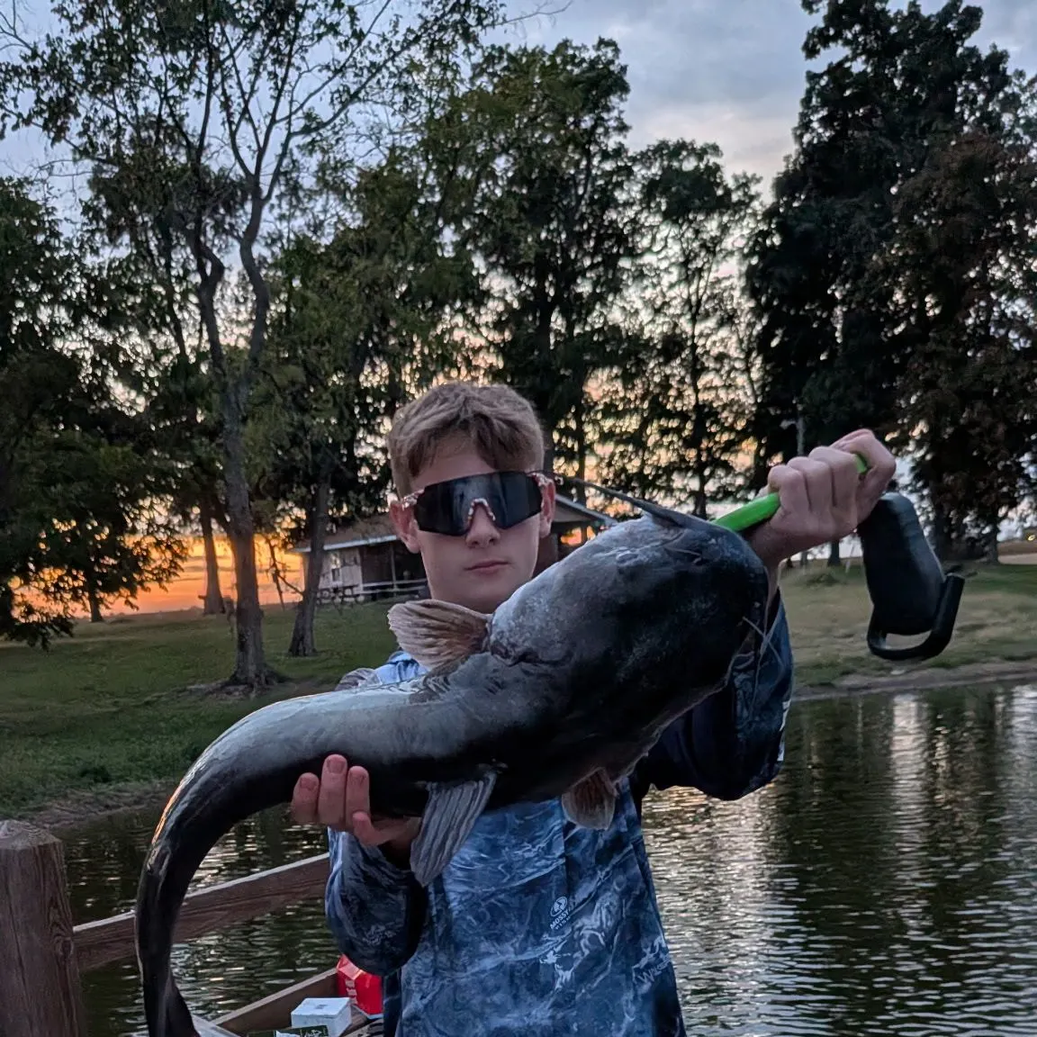 Channel catfish caught on Fishbrain