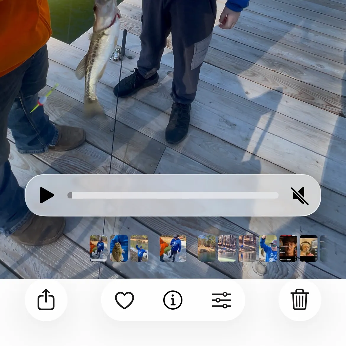 recently logged catches