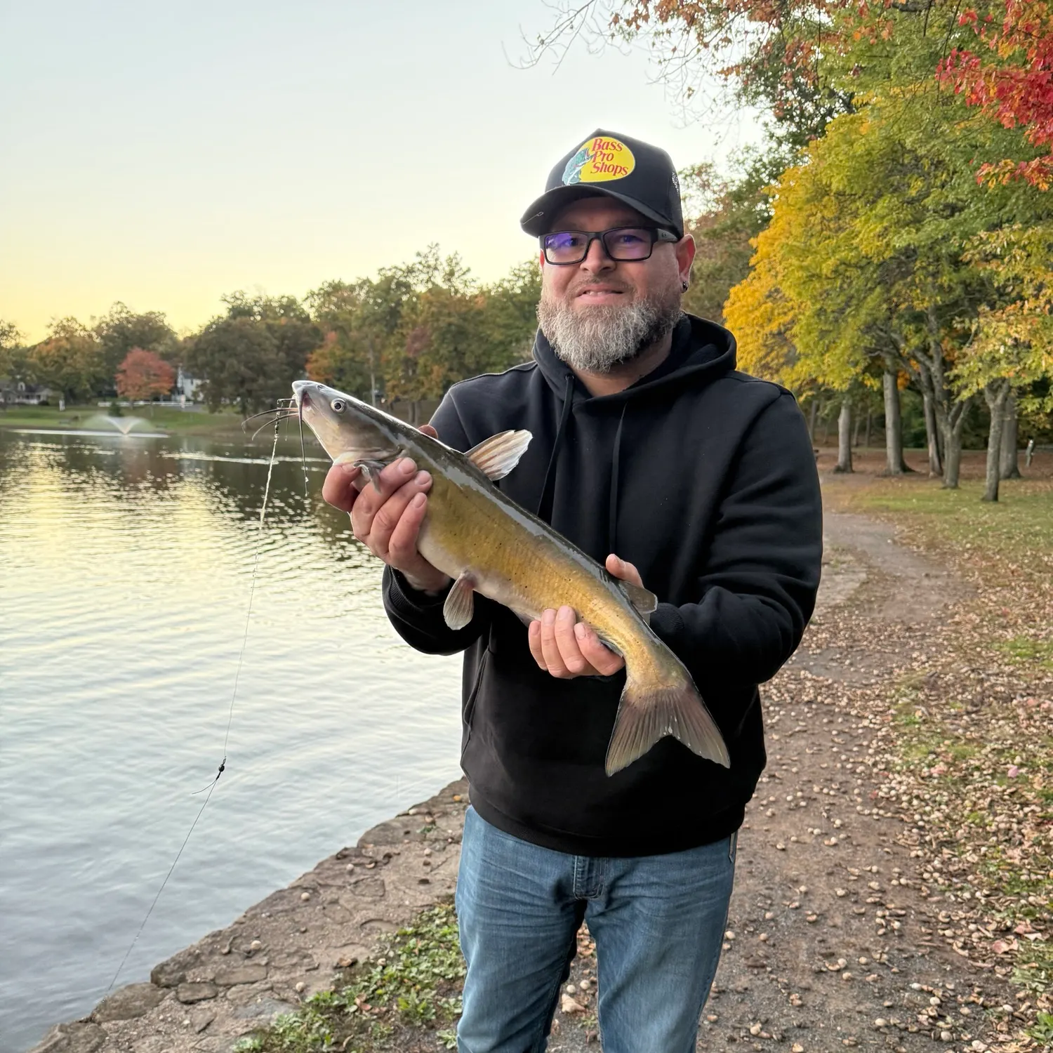Channel catfish caught on Fishbrain