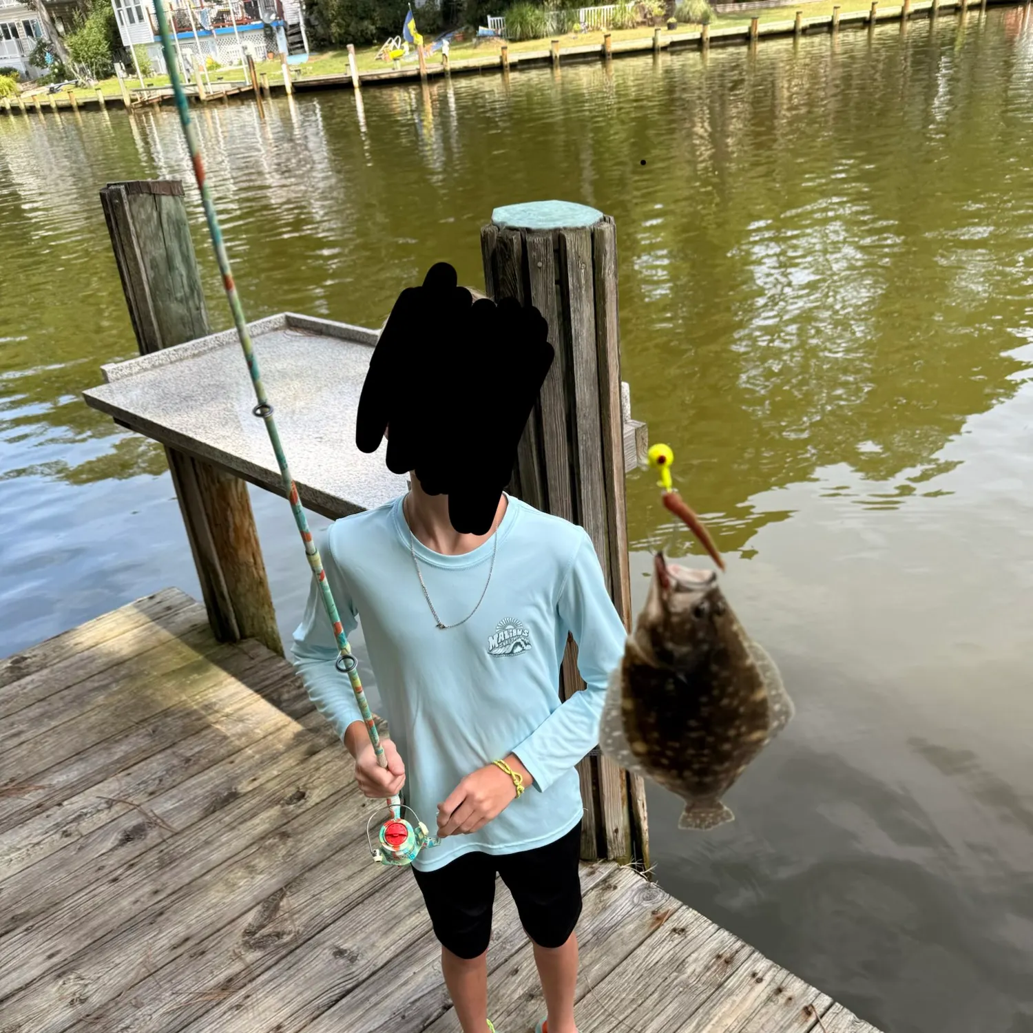 Summer flounder caught on Fishbrain