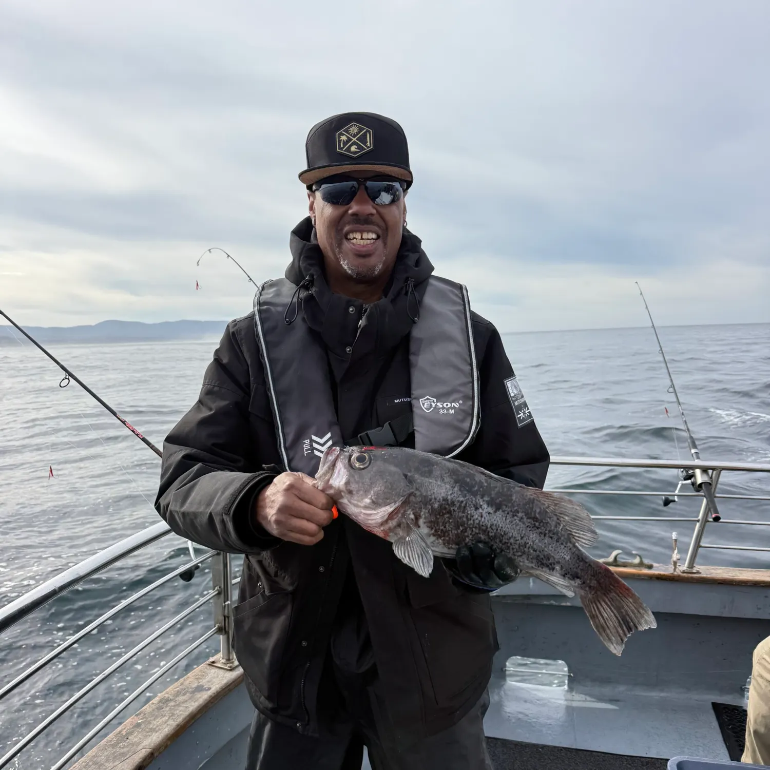 Black rockfish caught on Fishbrain