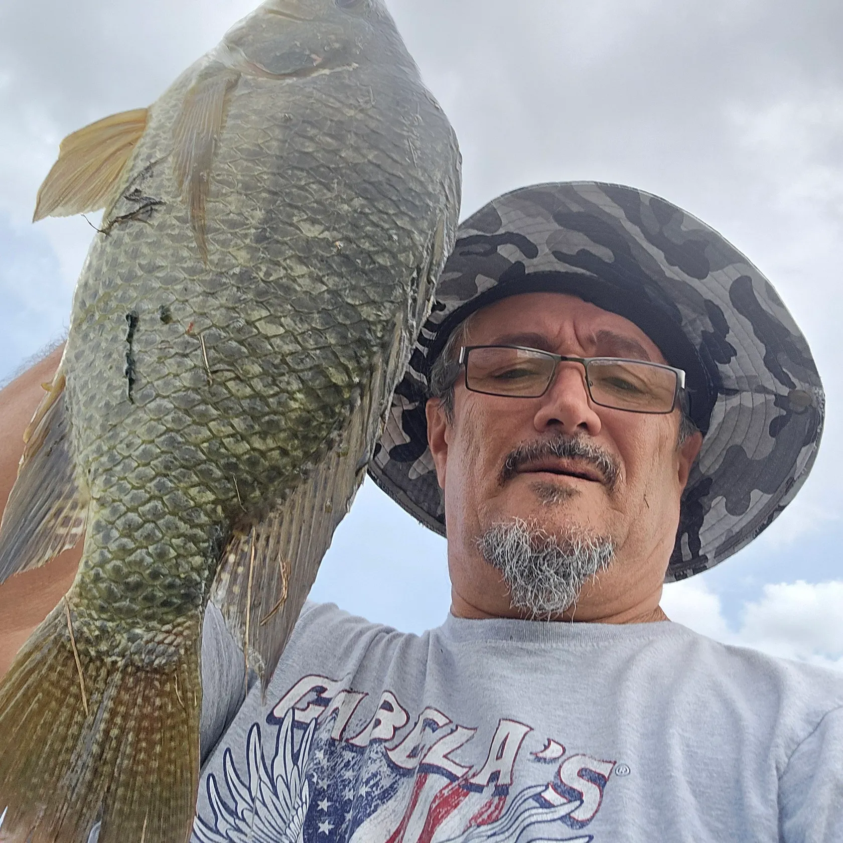 Nile tilapia caught on Fishbrain