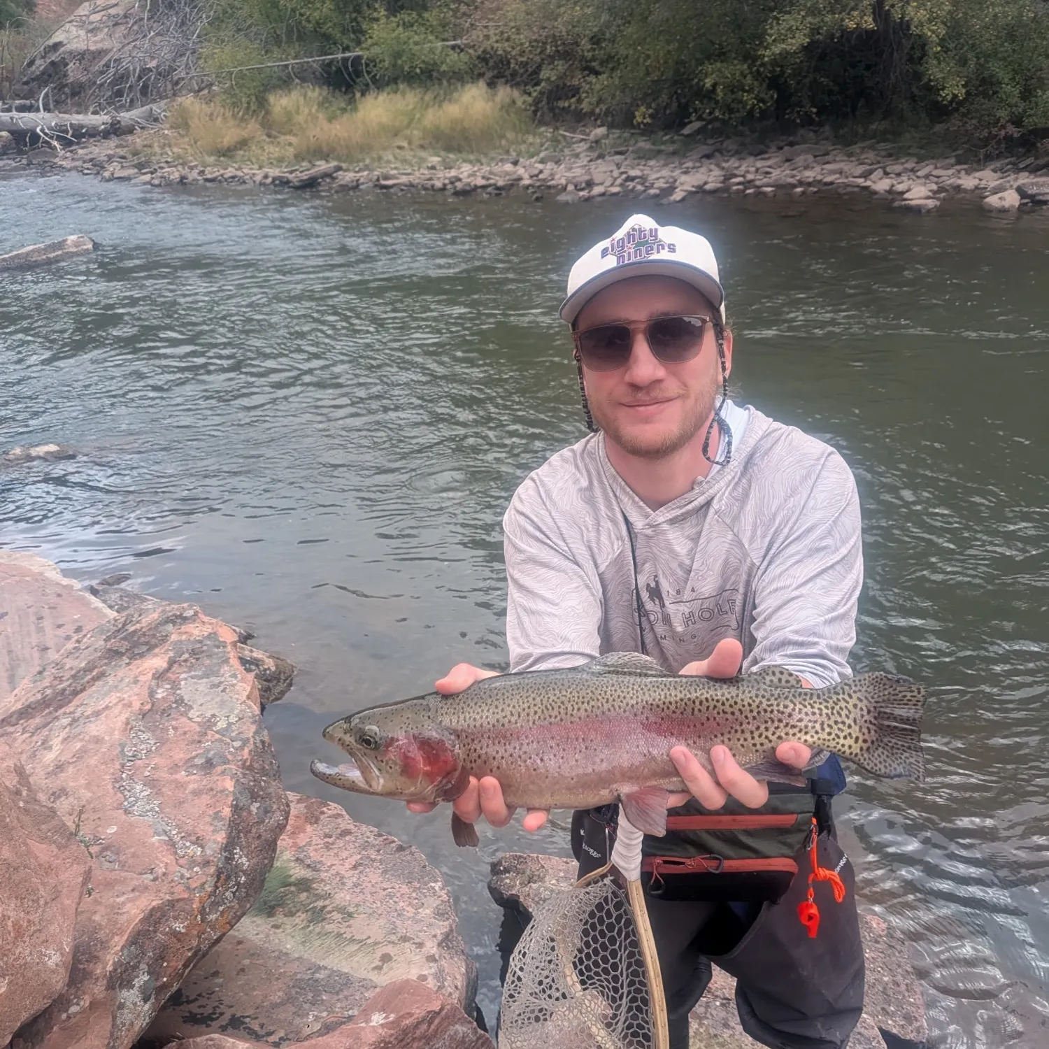 Rainbow trout caught on Fishbrain