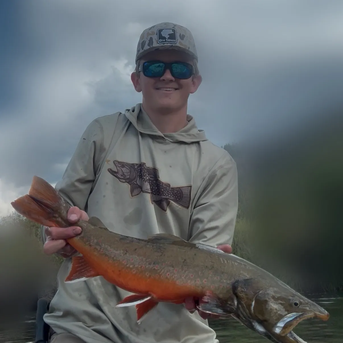 Bull trout caught on Fishbrain
