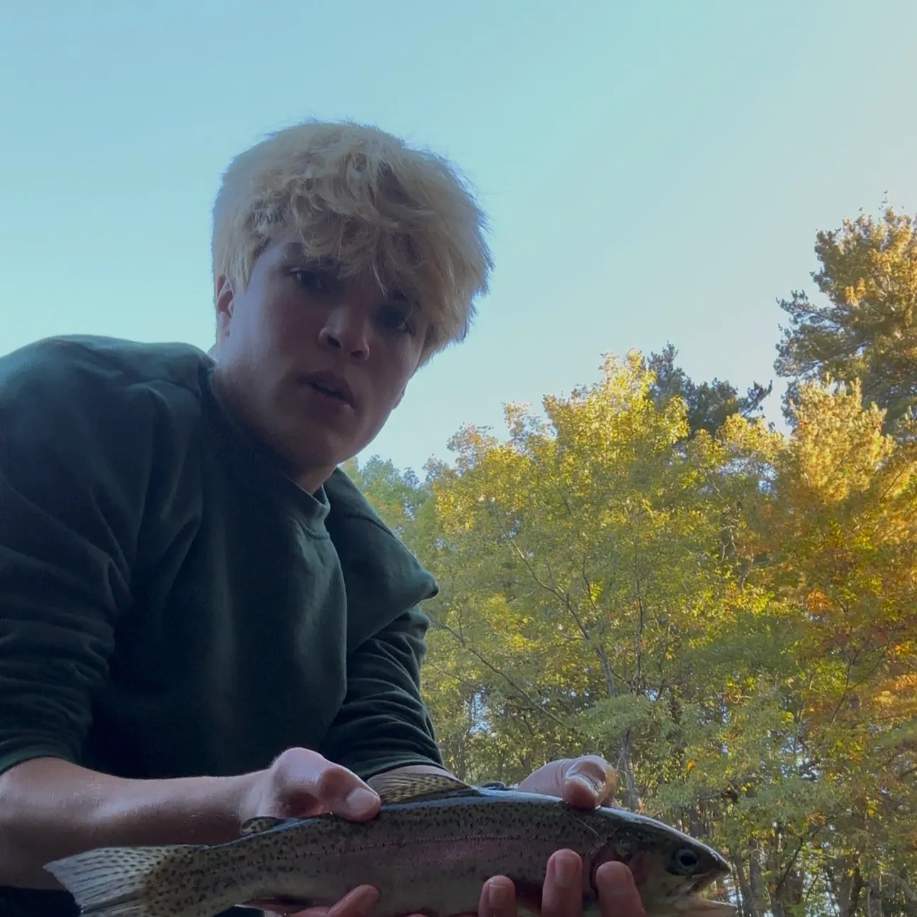 Rainbow trout caught on Fishbrain