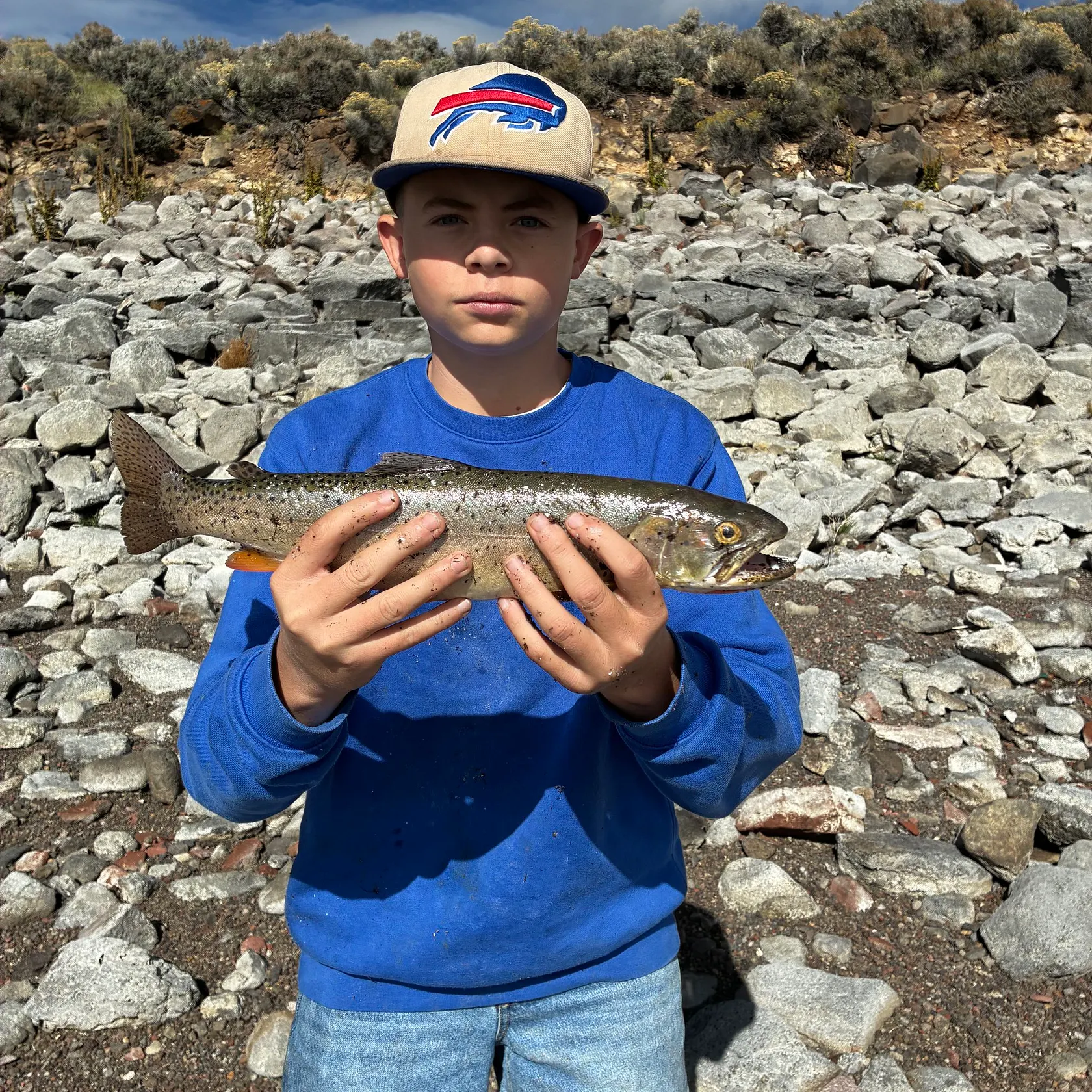 Cutthroat trout caught on Fishbrain
