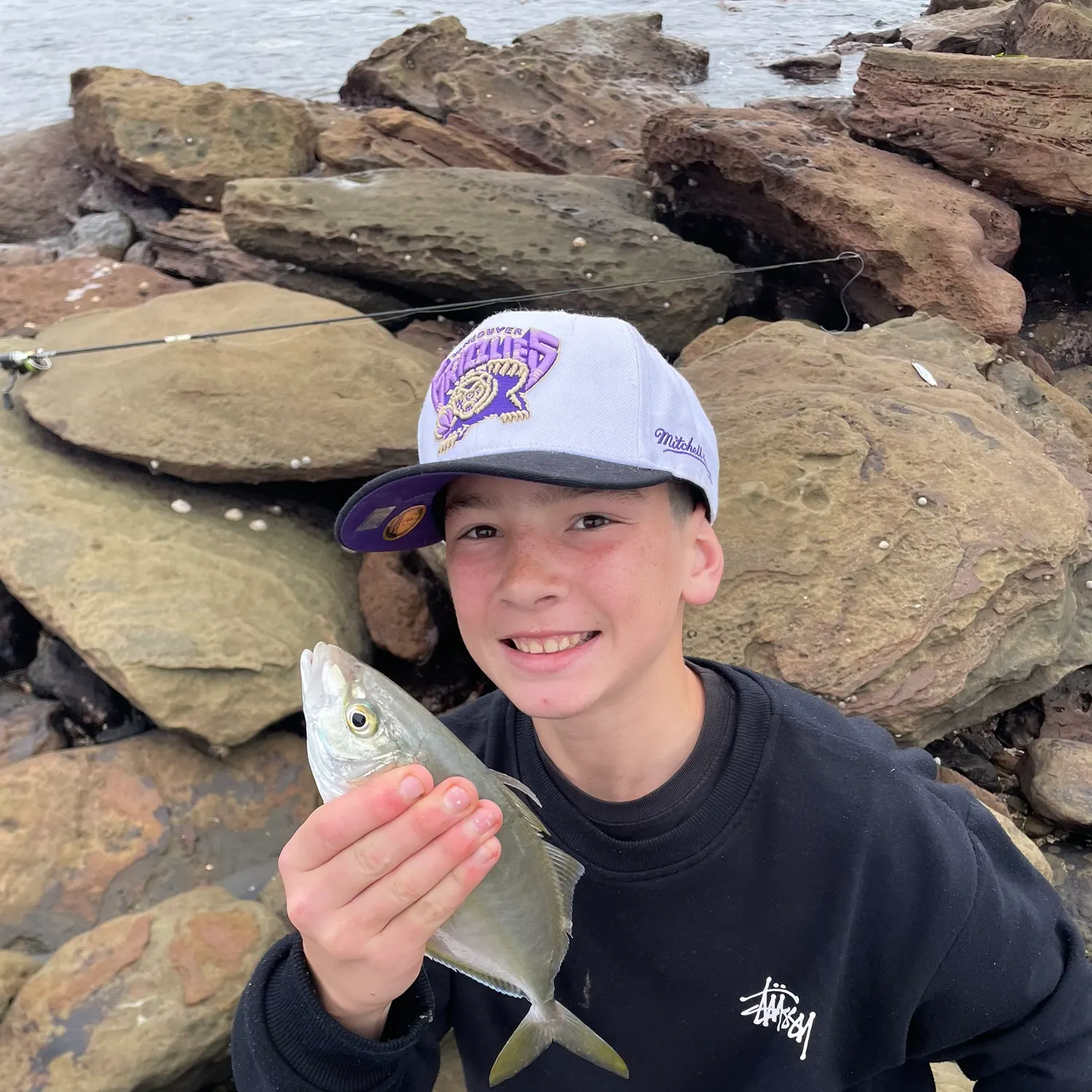 White trevally caught on Fishbrain