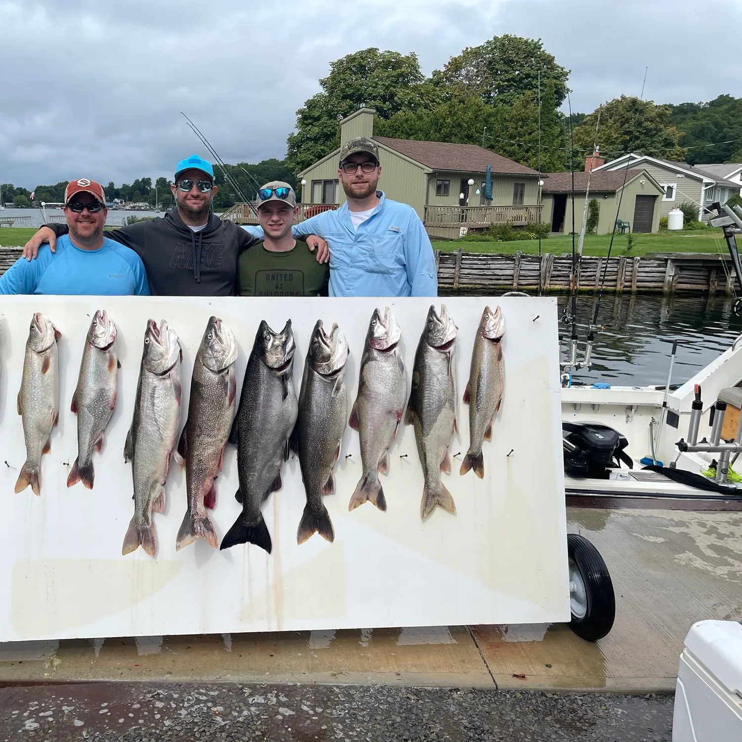 recently logged catches