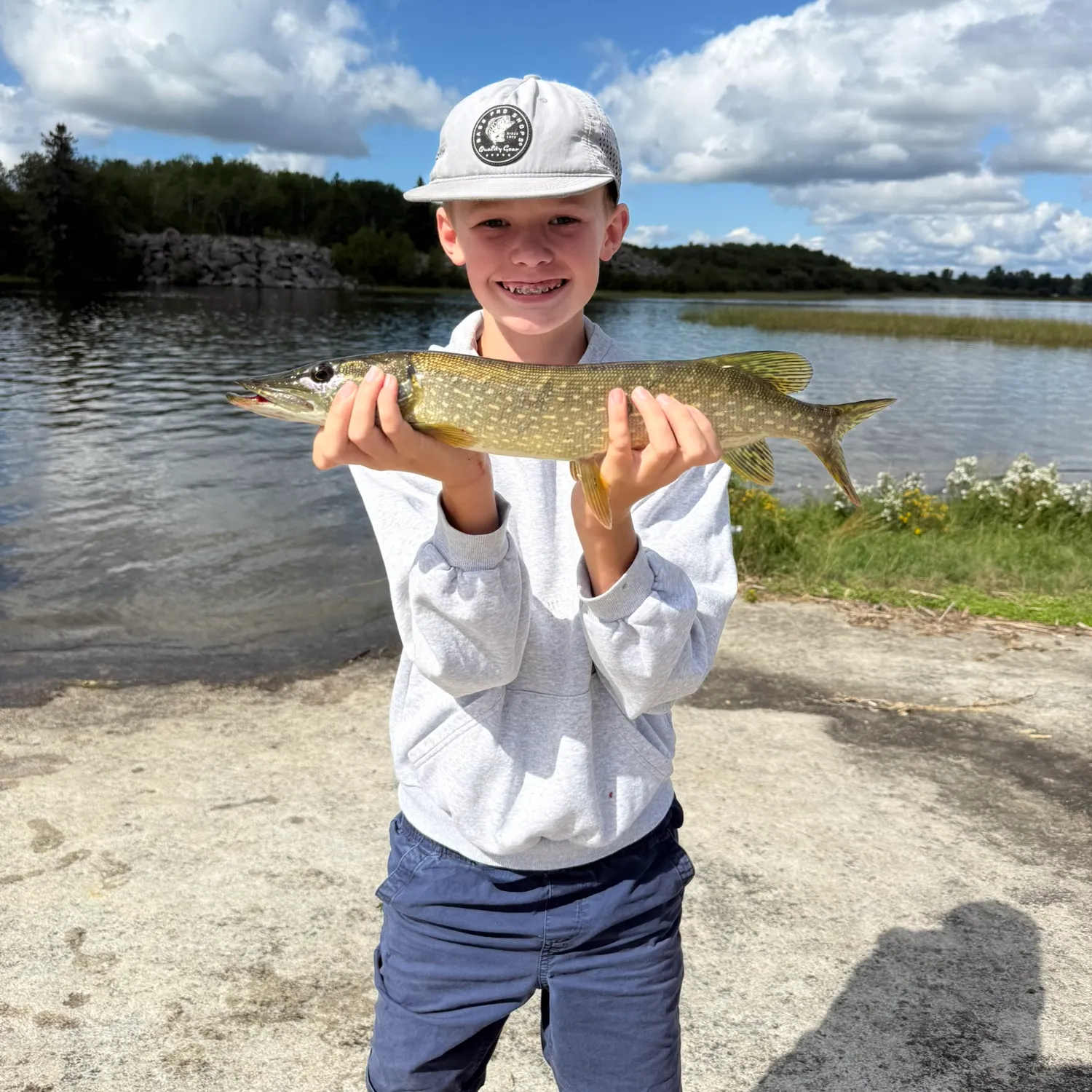 Northern pike caught on Fishbrain