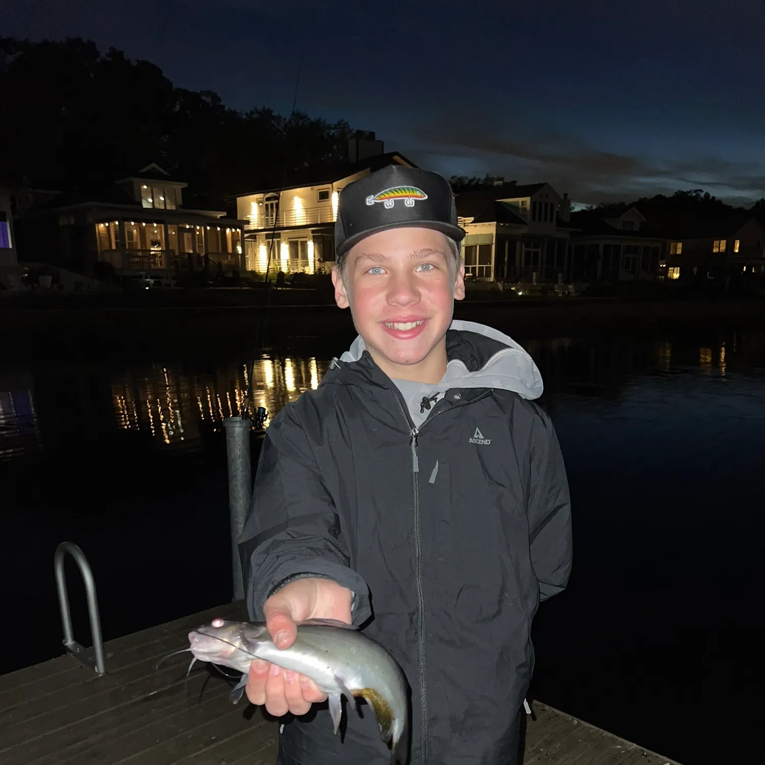 Channel catfish caught on Fishbrain