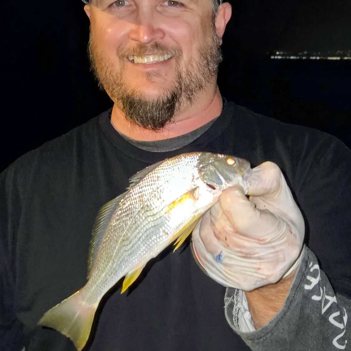 Yellowfin croaker caught on Fishbrain