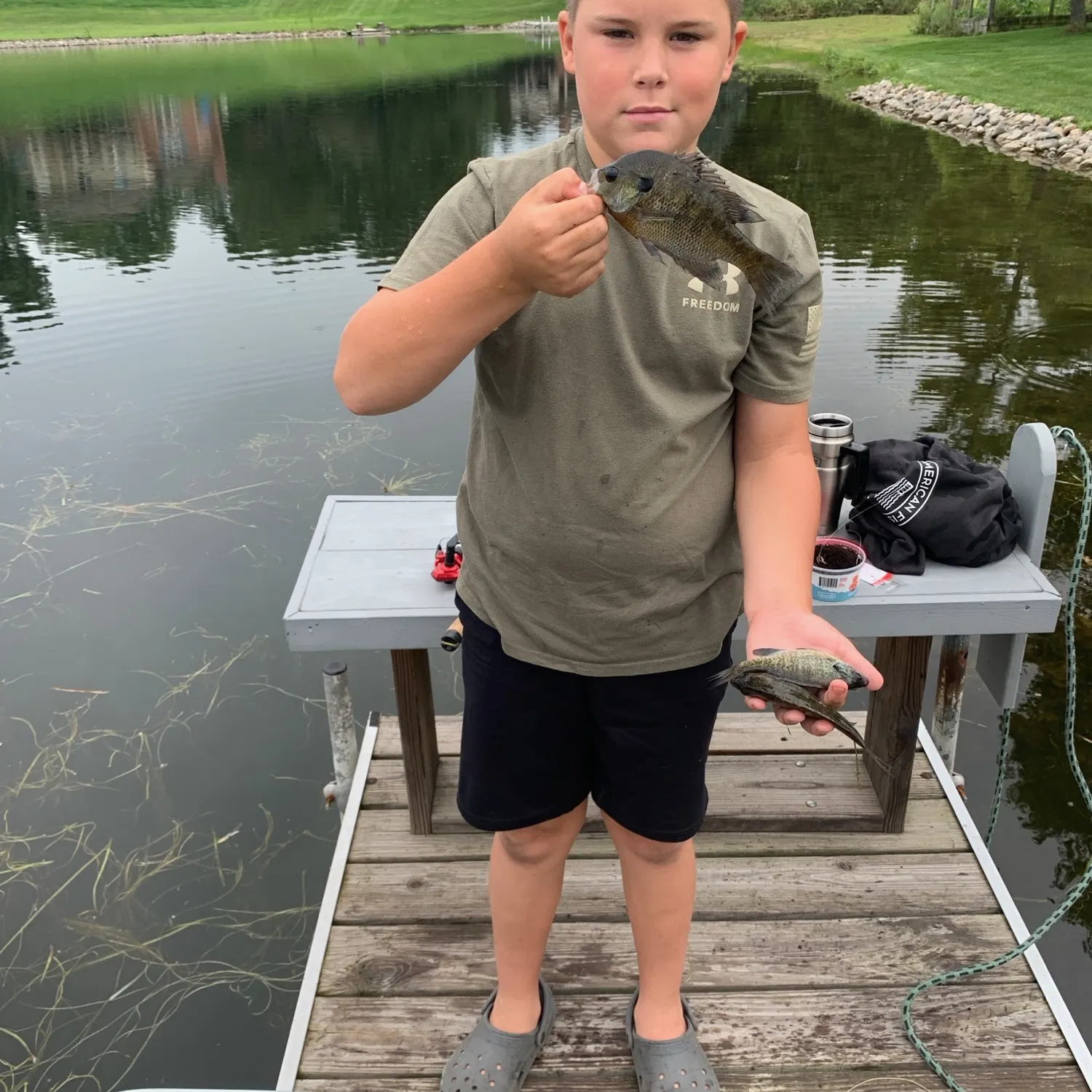 Spotted bass caught on Fishbrain