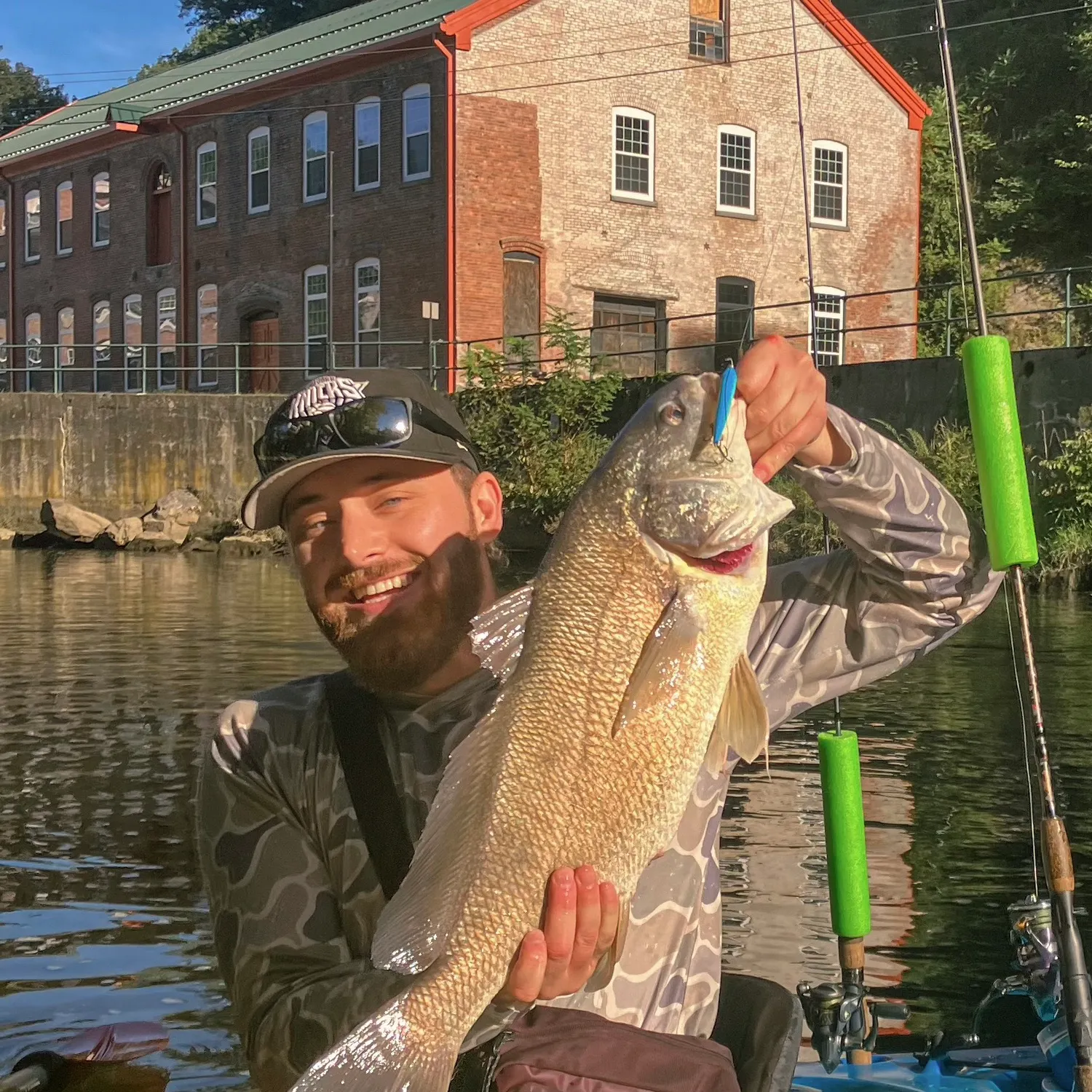 Freshwater drum caught on Fishbrain