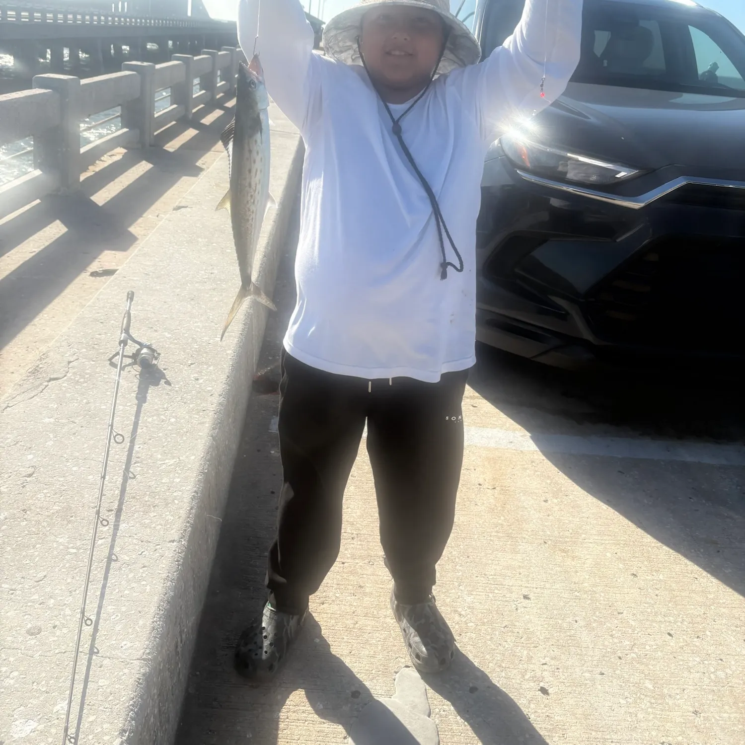 Spanish mackerel caught on Fishbrain