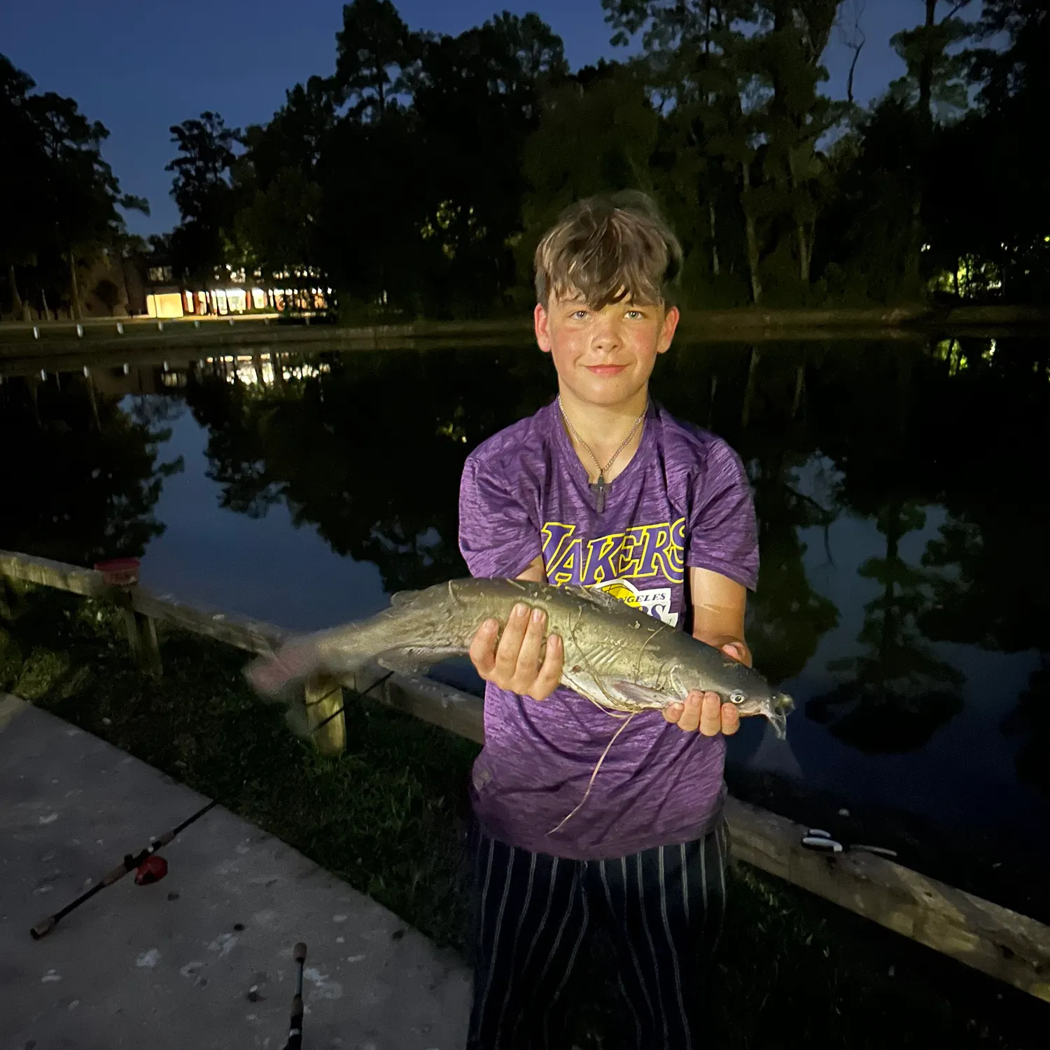 Channel catfish caught on Fishbrain
