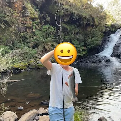 Rainbow trout caught on Fishbrain