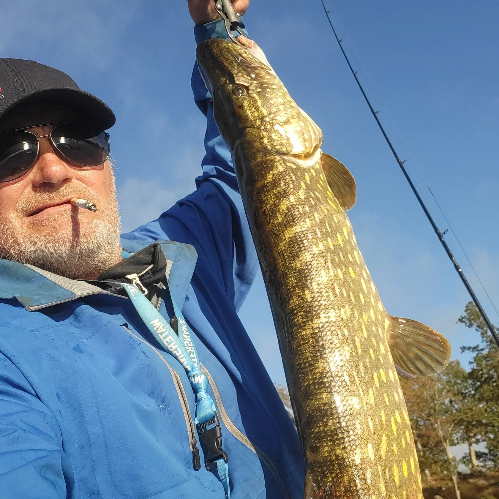 Northern pike caught on Fishbrain