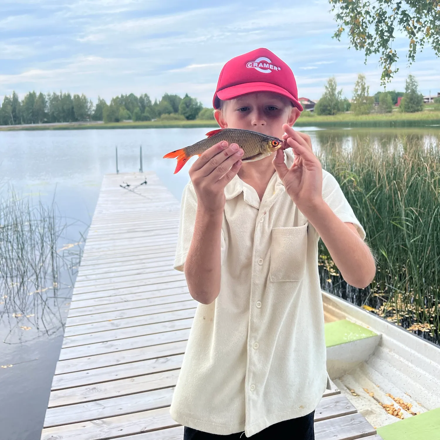 Common rudd caught on Fishbrain