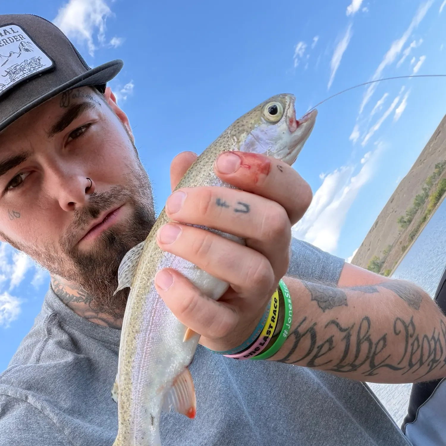 Rainbow trout caught on Fishbrain