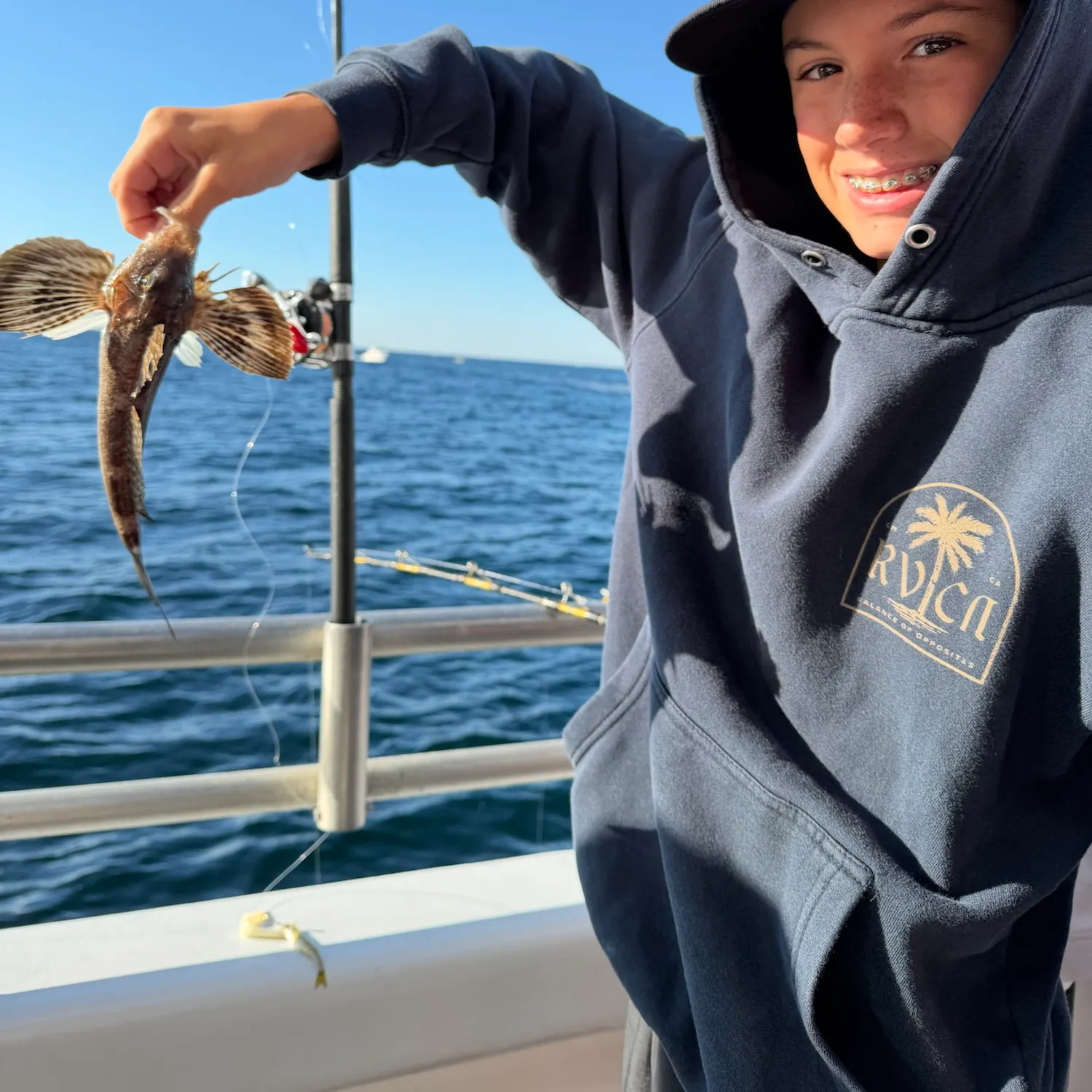 Striped searobin caught on Fishbrain