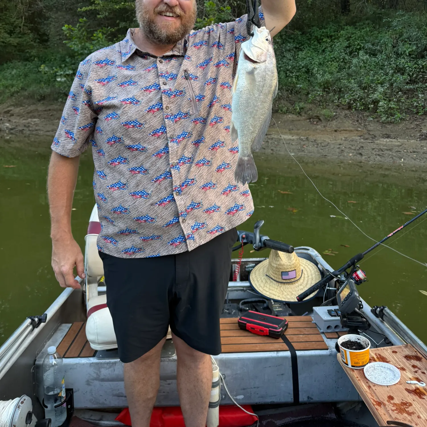 Freshwater drum caught on Fishbrain