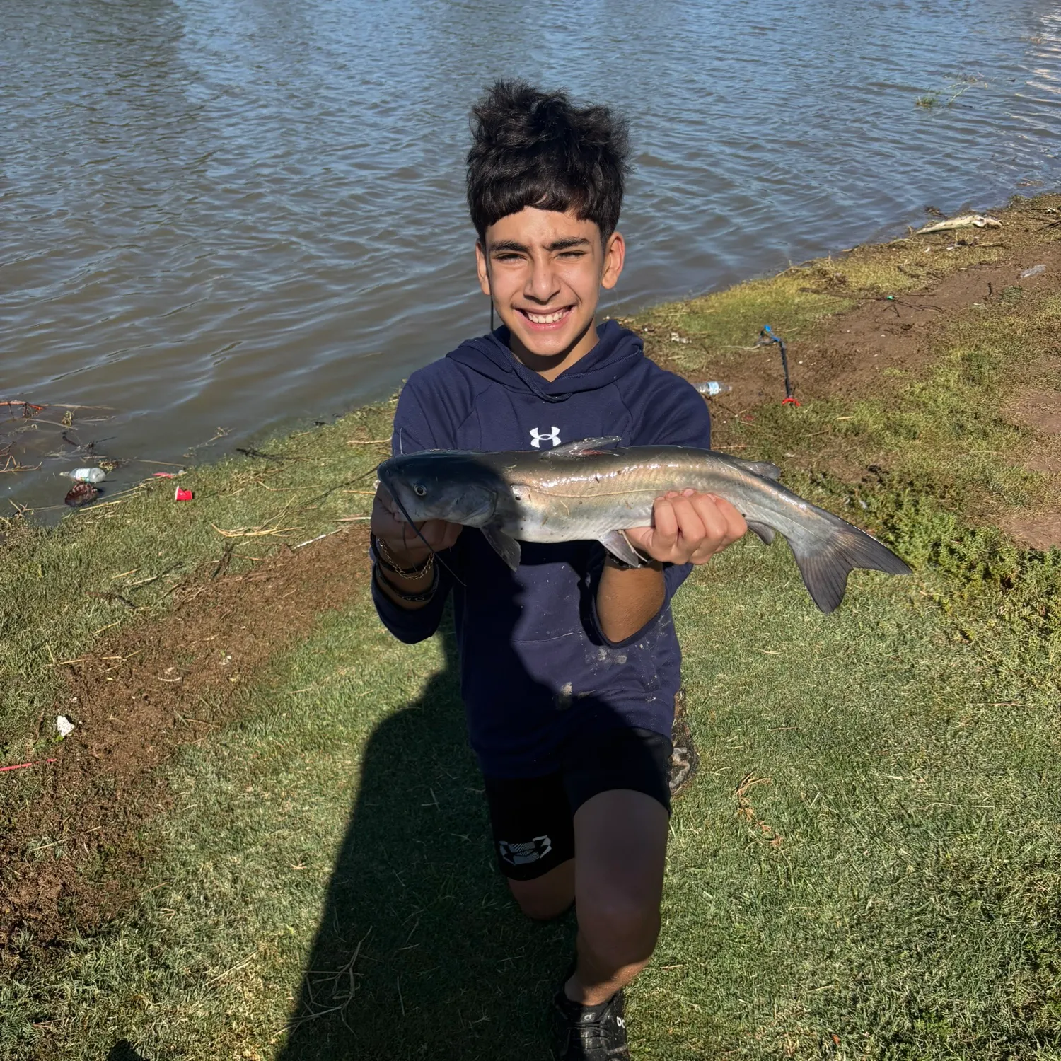 Channel catfish caught on Fishbrain