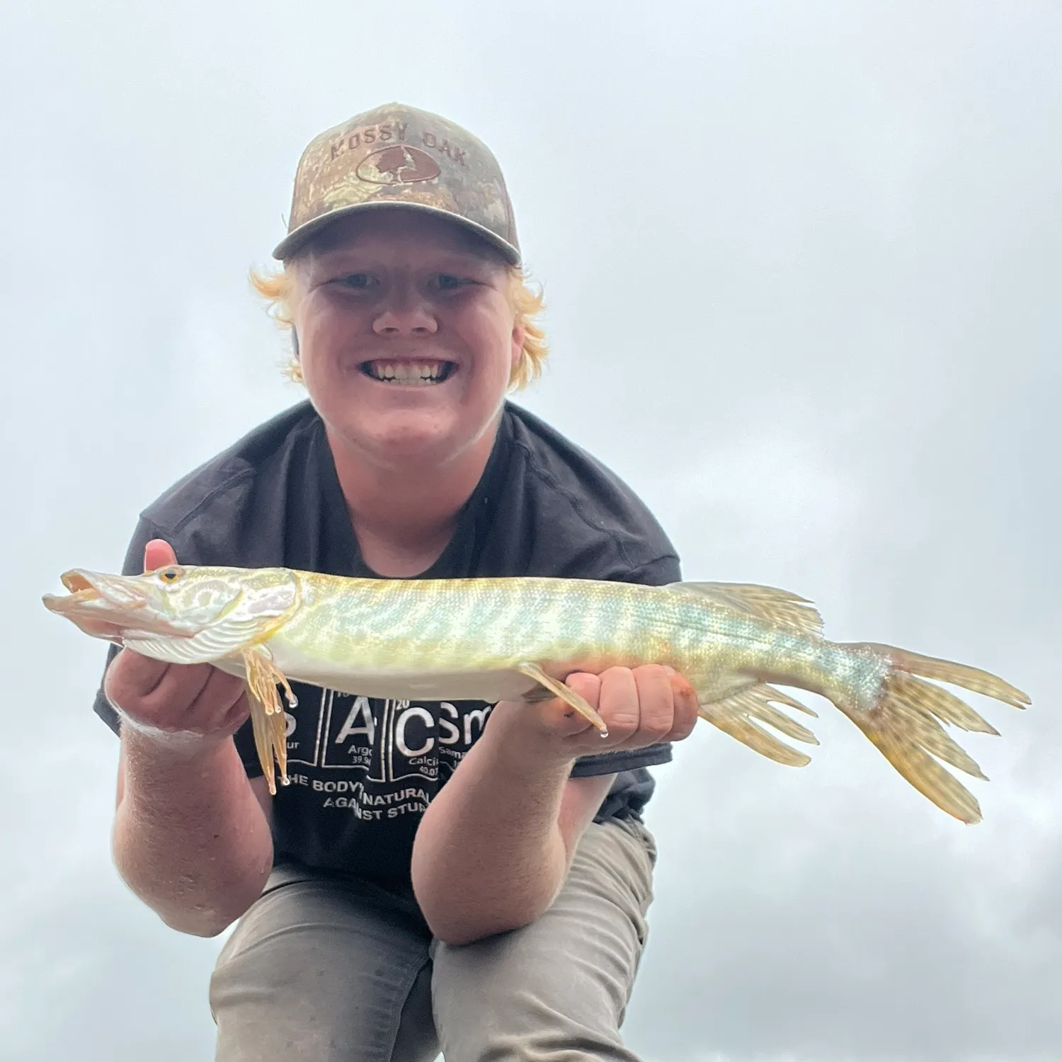 Tiger muskie caught on Fishbrain