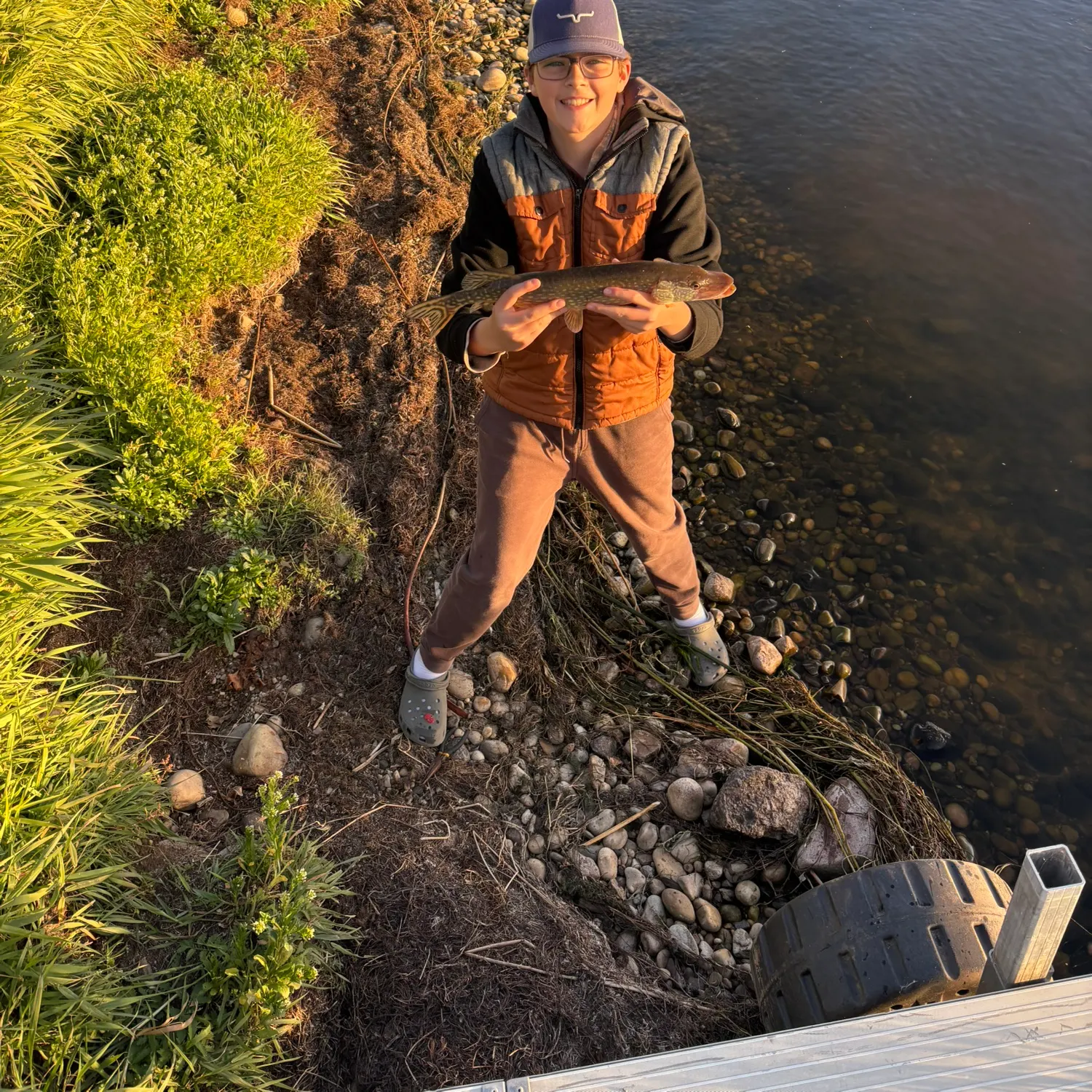 Northern pike caught on Fishbrain
