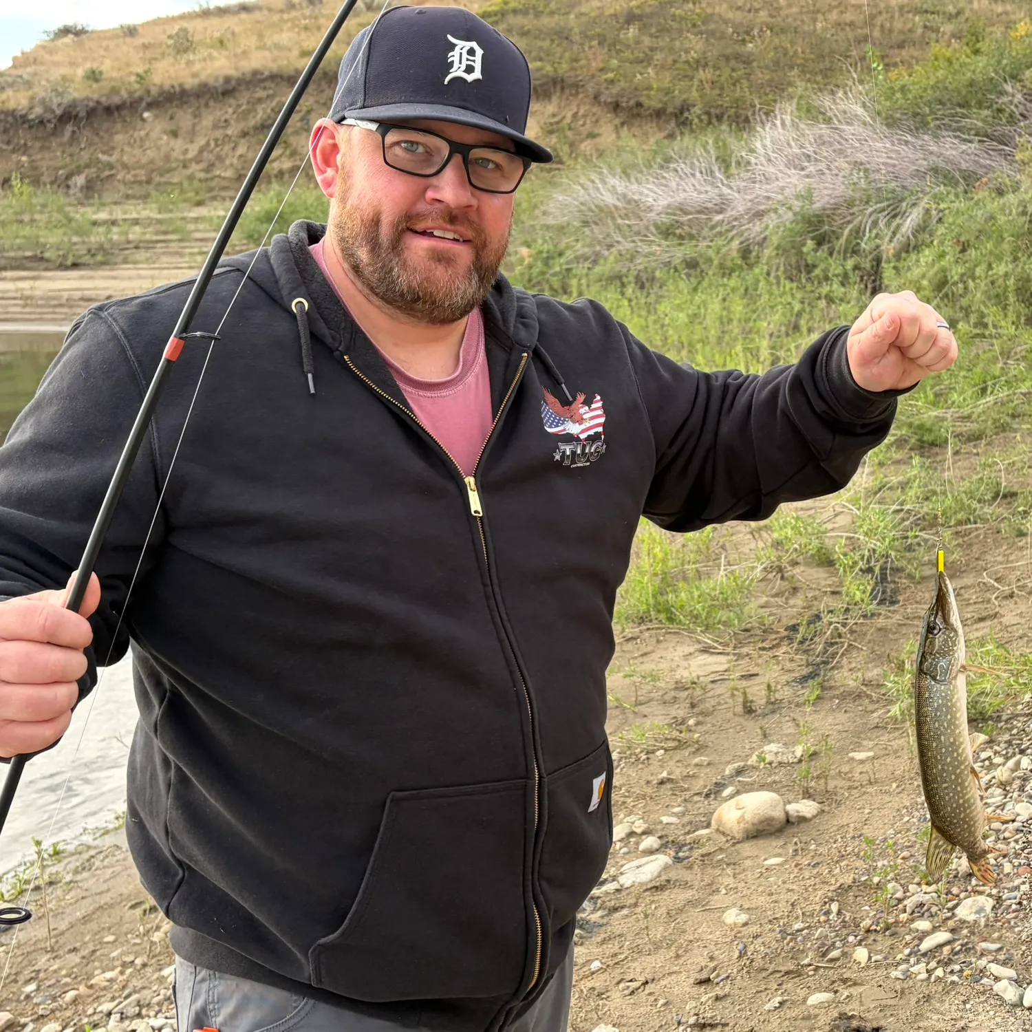 Northern pike caught on Fishbrain