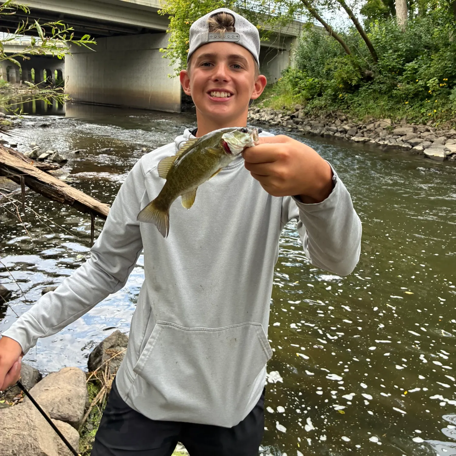 Smallmouth bass caught on Fishbrain